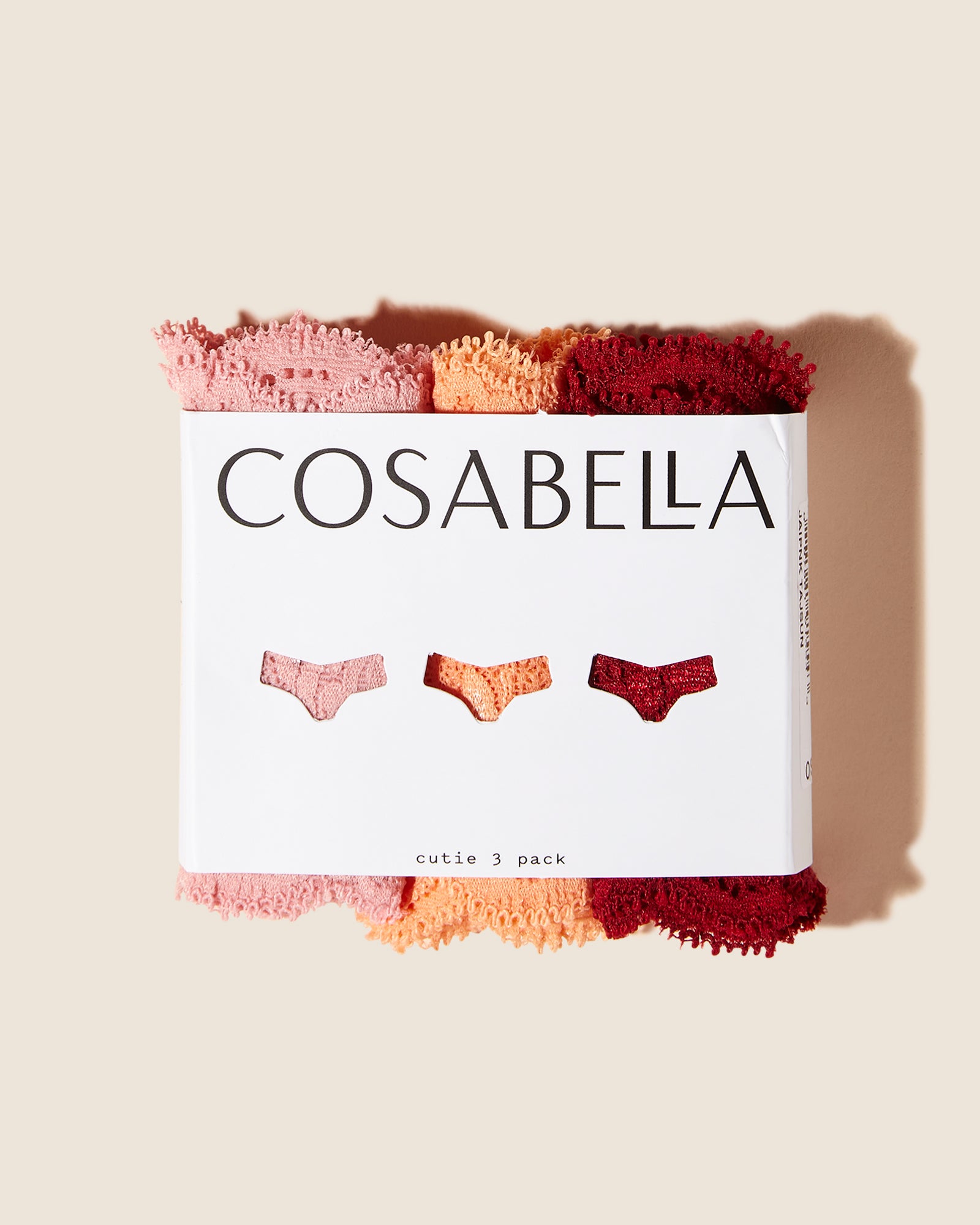 Multi Thong - Never Say Never Cutie Lr Thong 3 Pack