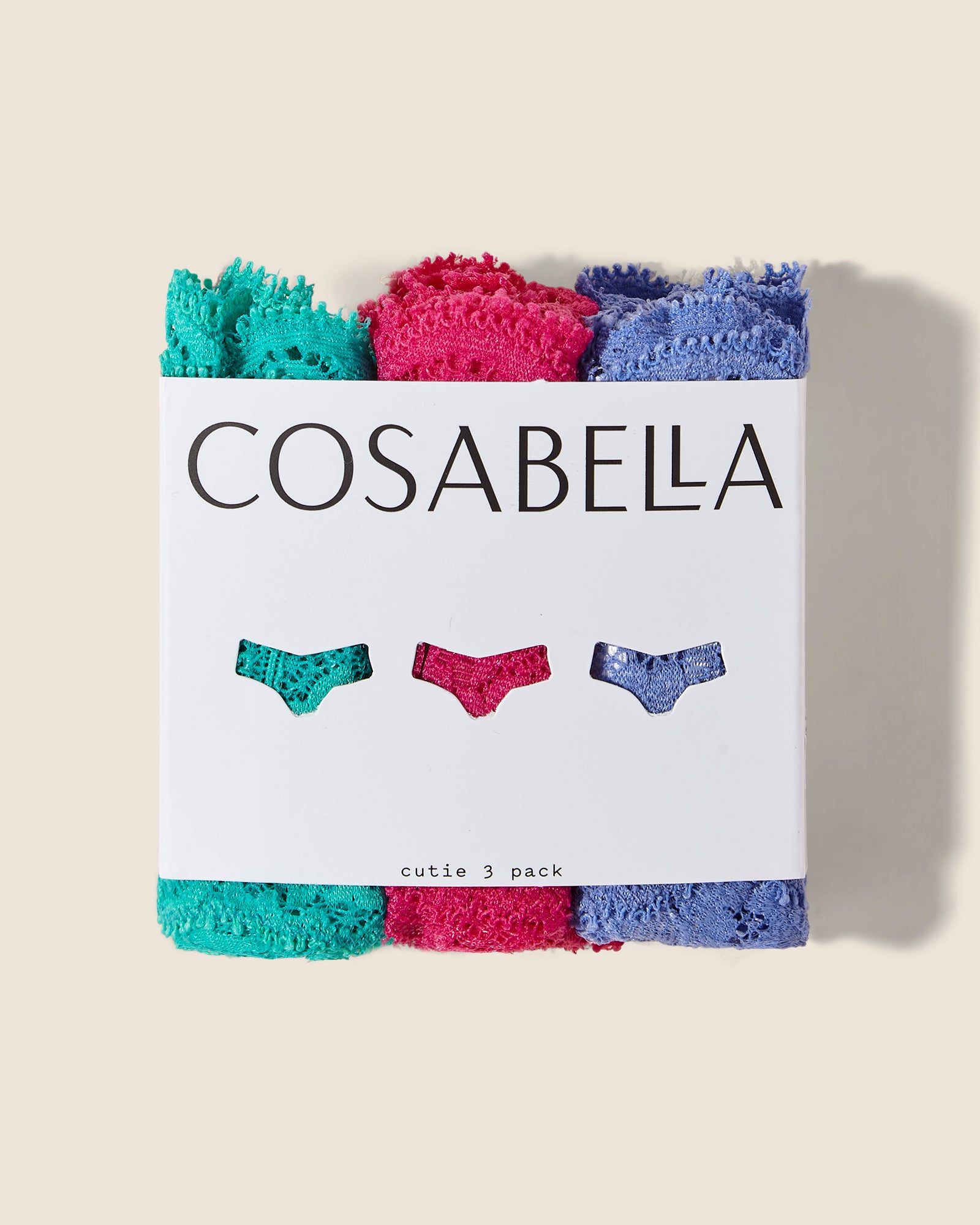 Multi Thong - Never Say Never Cutie Lr Thong 3 Pack