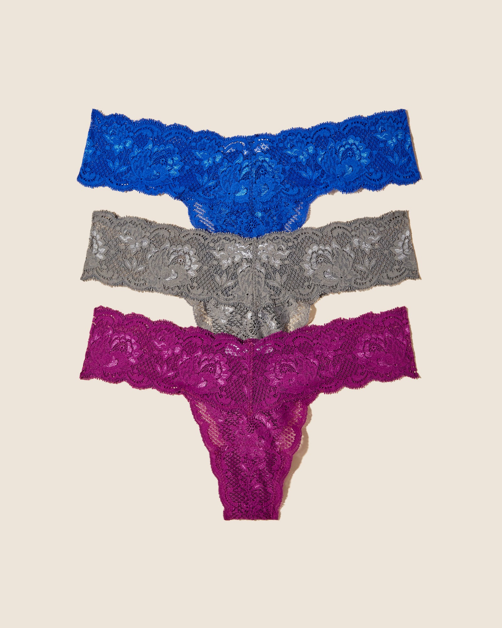 Multi Thong - Never Say Never Cutie Lr Thong 3 Pack