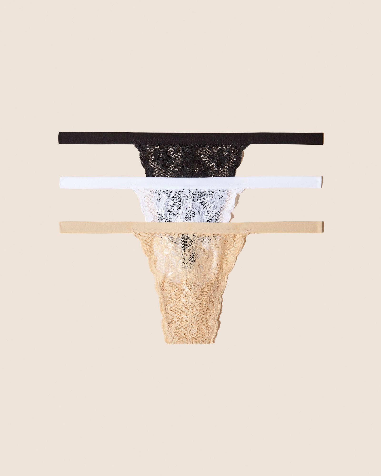 Multi G-String - Never Say Never Skimpie G-String 3 Pack