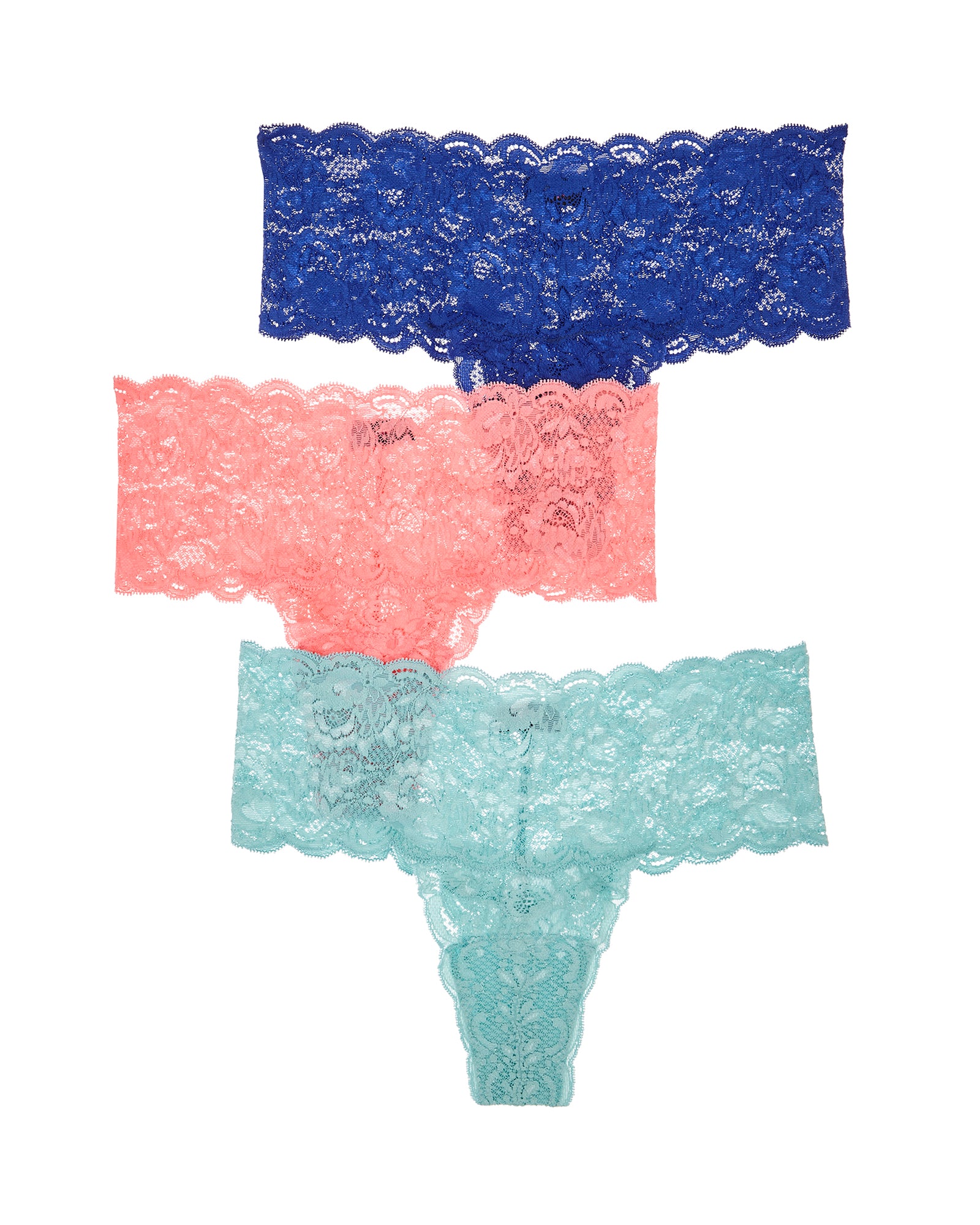 Multi String - Never Say Never Lot De 3 Tangas Comfie