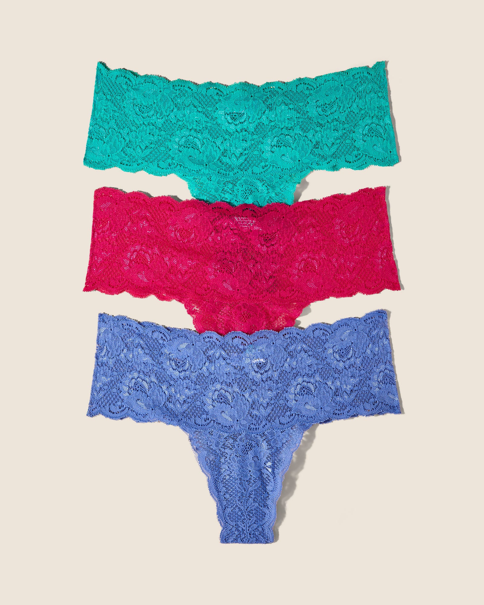 Multi Tanga - Never Say Never Tanga Comfie, 3Er-Pack