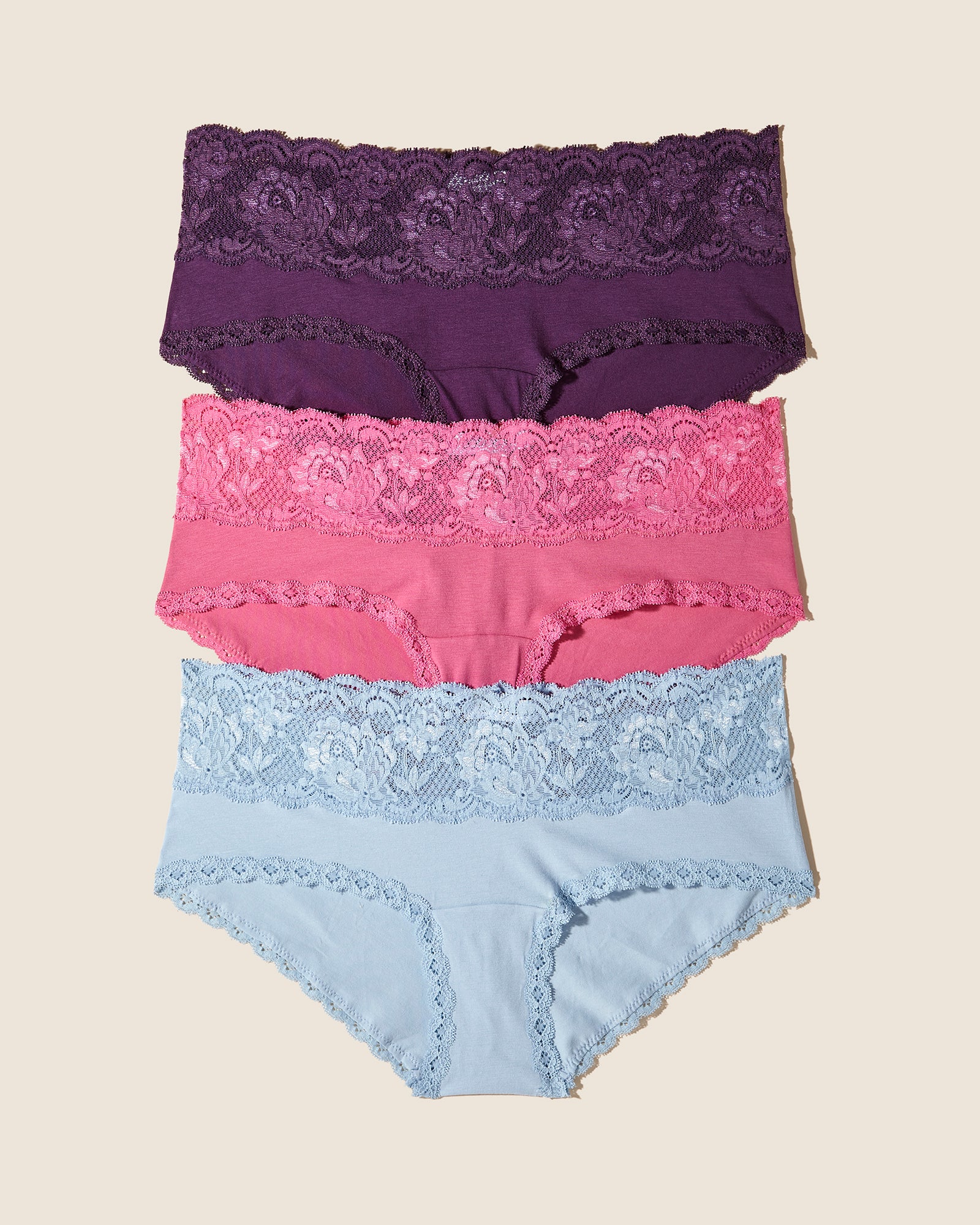 Multi Hot Pant - Never Say Never Maternity Boyshort Pack