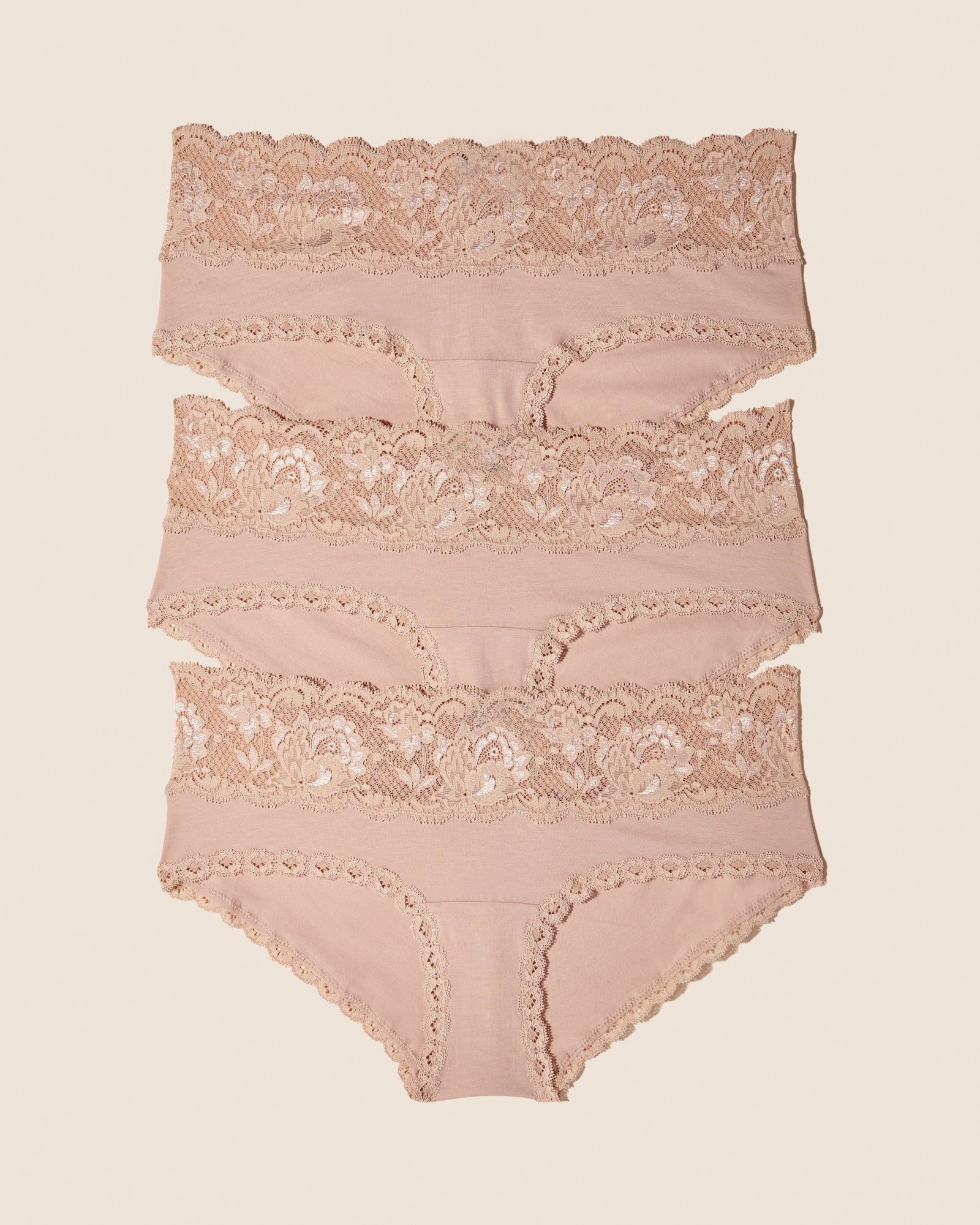 Beige Shorty - Never Say Never Lot De Shortys De Maternité