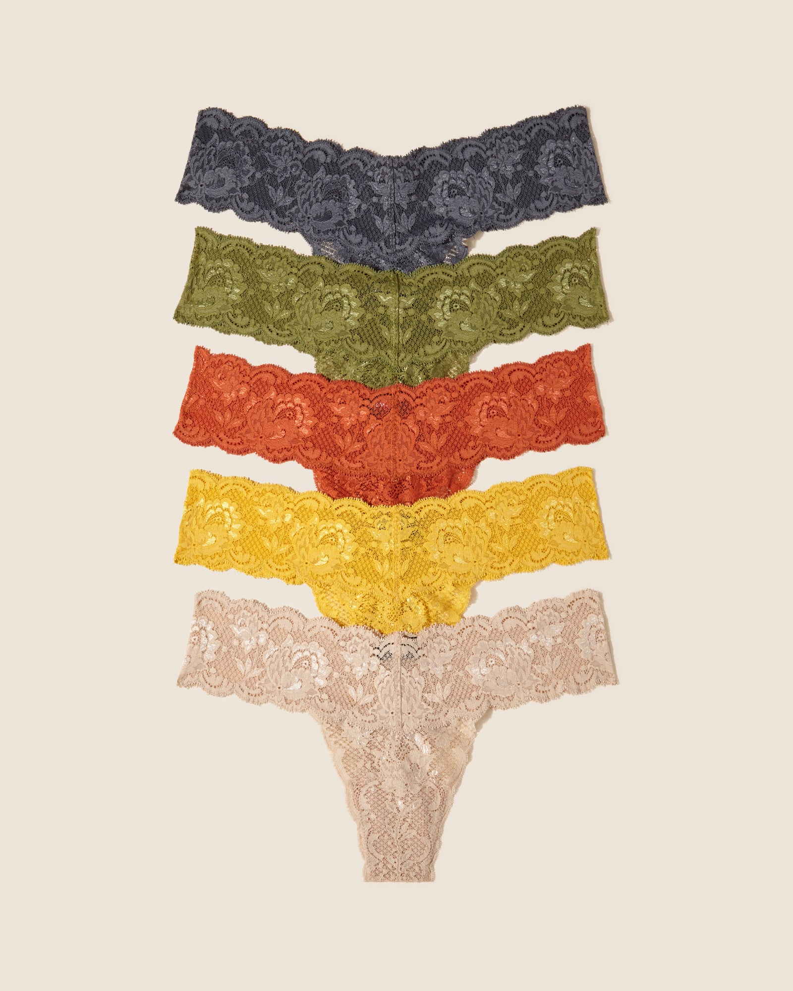 Multi String - Never Say Never Lot De 5 Tangas Cutie