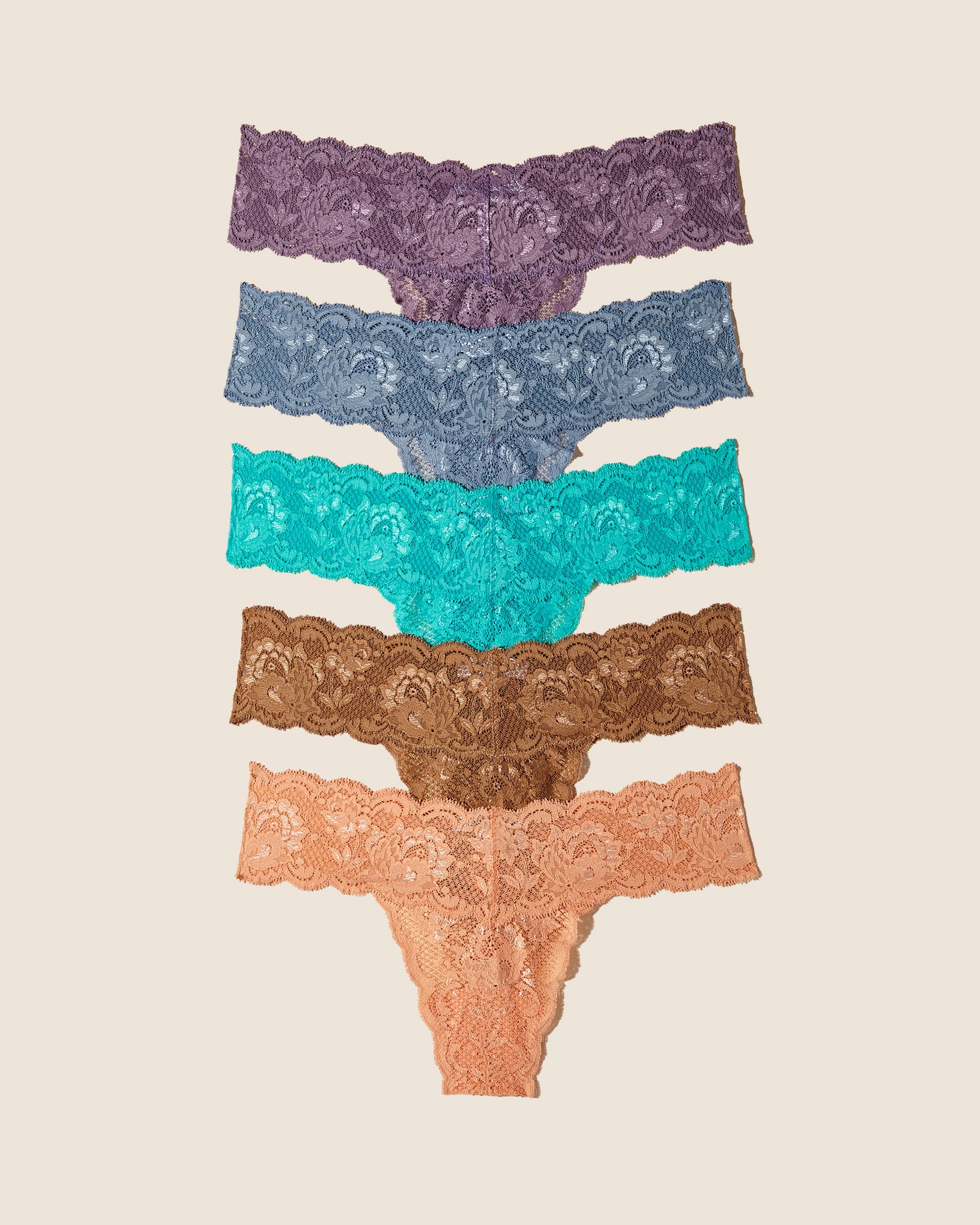 Multi Tangas - Never Say Never Pack De 5 Tangas Cutie