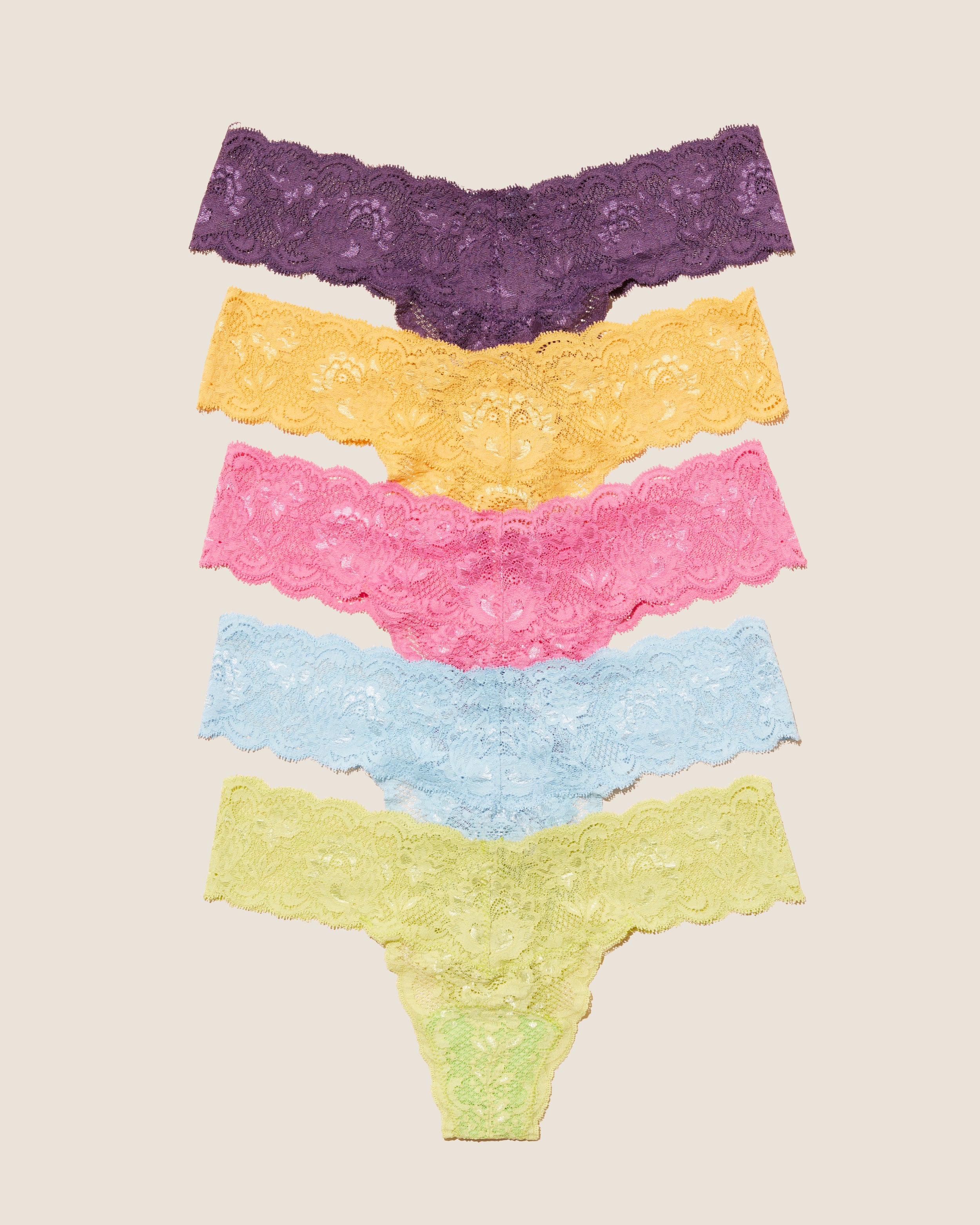 Multi Tangas - Never Say Never Pack De 5 Tangas Cutie