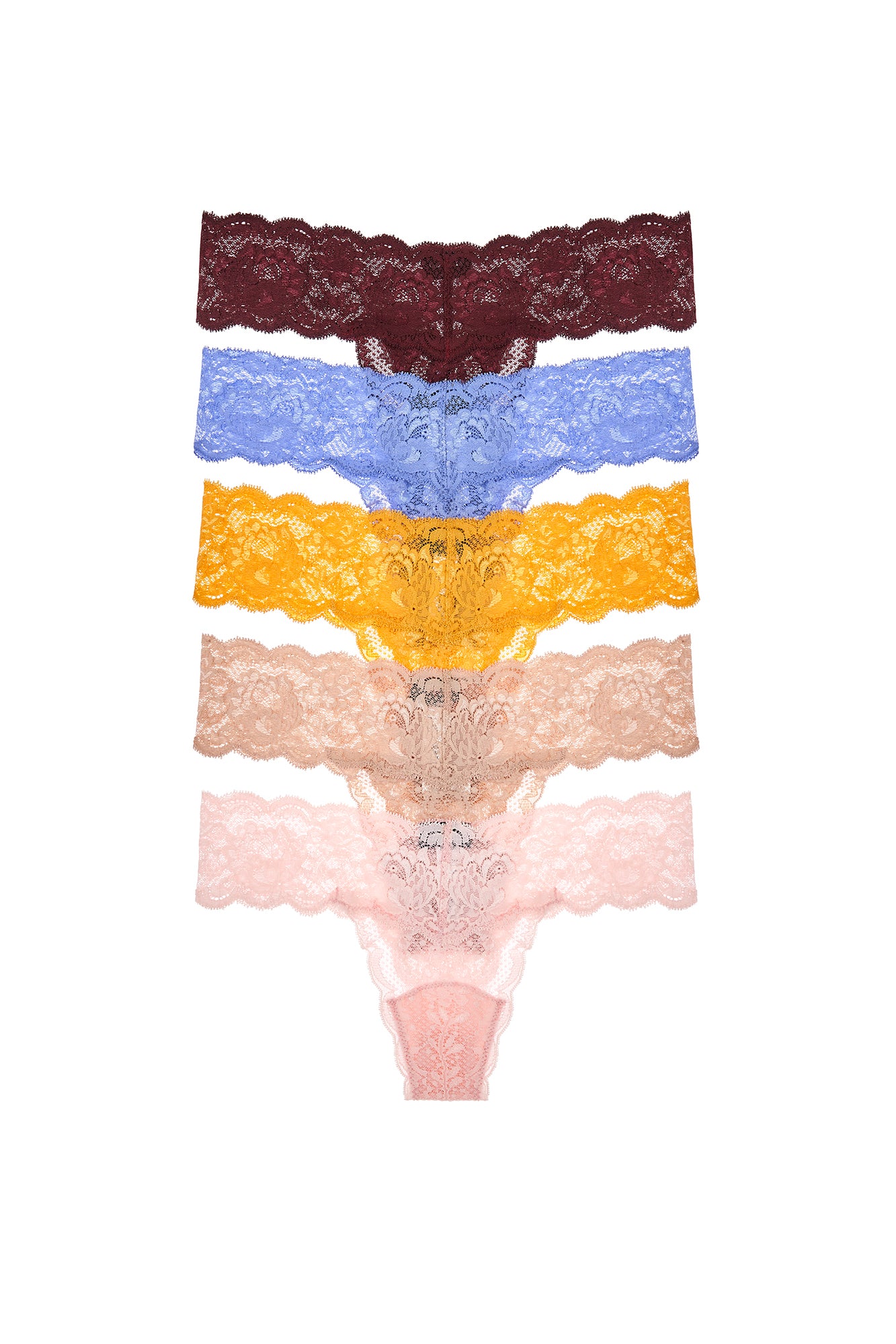 Multi Tangas - Never Say Never Pack De 5 Tangas Cutie