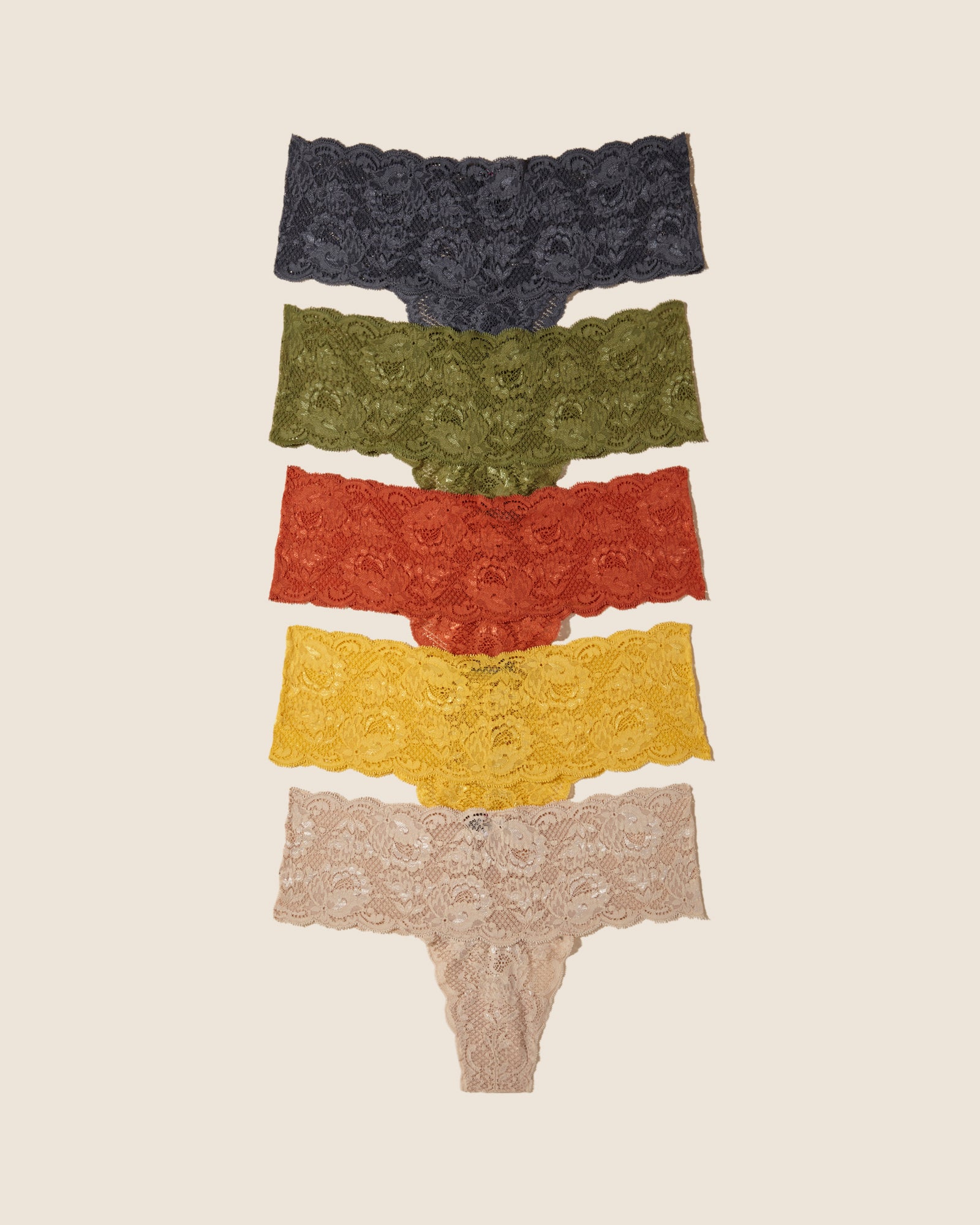 Multi Thong - Never Say Never Comfie Thong 5 Pack