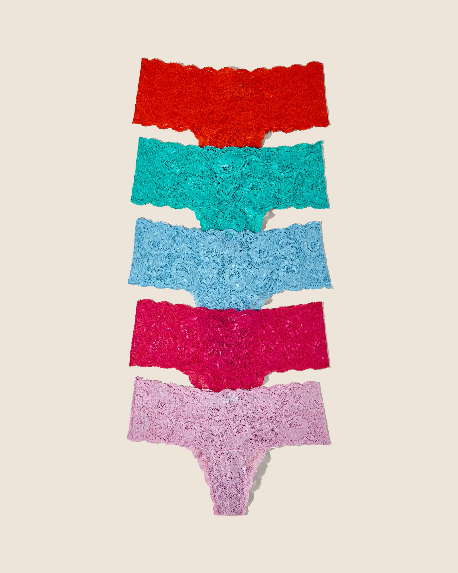 Multi String - Never Say Never Lot De 5 Tangas Comfie