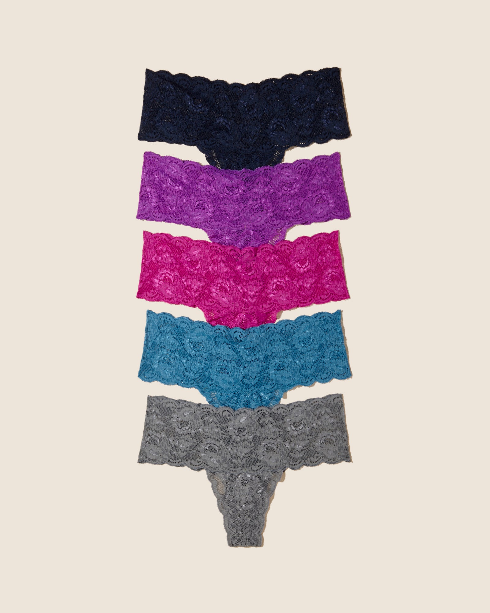 Multi String - Never Say Never Lot De 5 Tangas Comfie