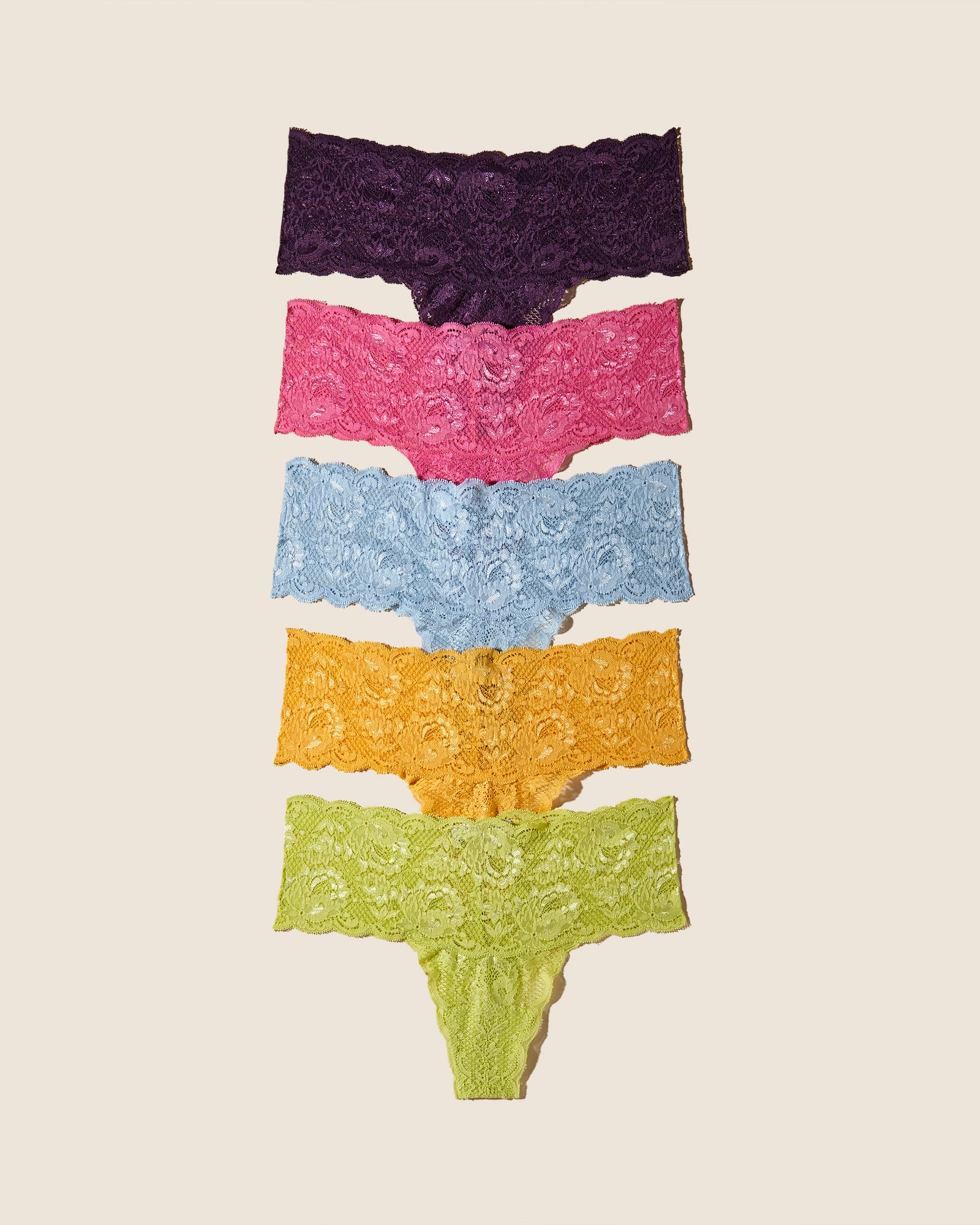 Multi String - Never Say Never Lot De 5 Tangas Comfie