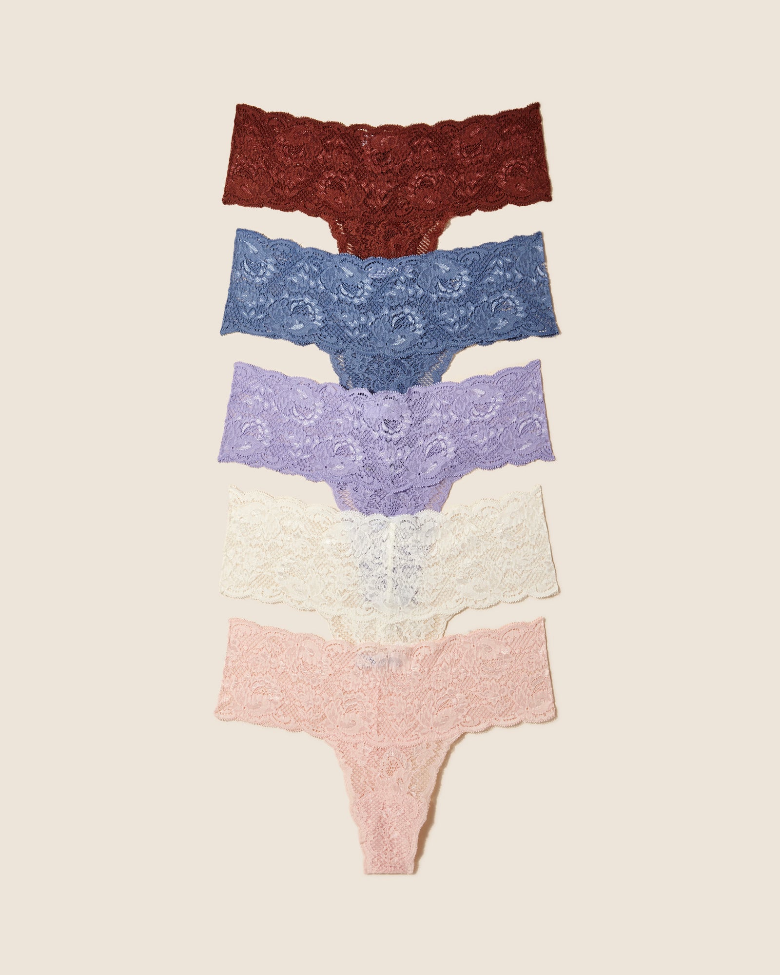 Multi Tangas - Never Say Never Pack De 5 Tangas Comfie