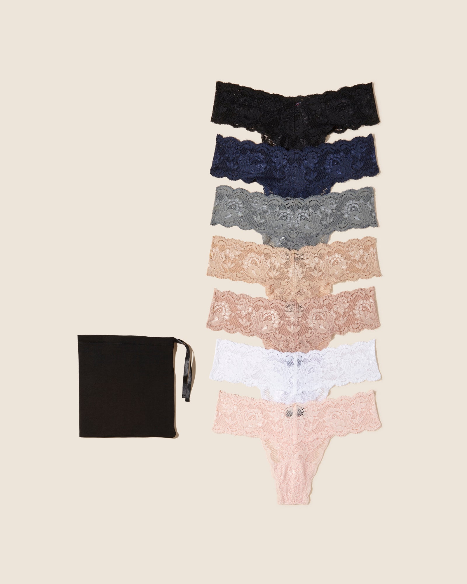 Negro Tangas - Never Say Never Pack De 7 Tangas