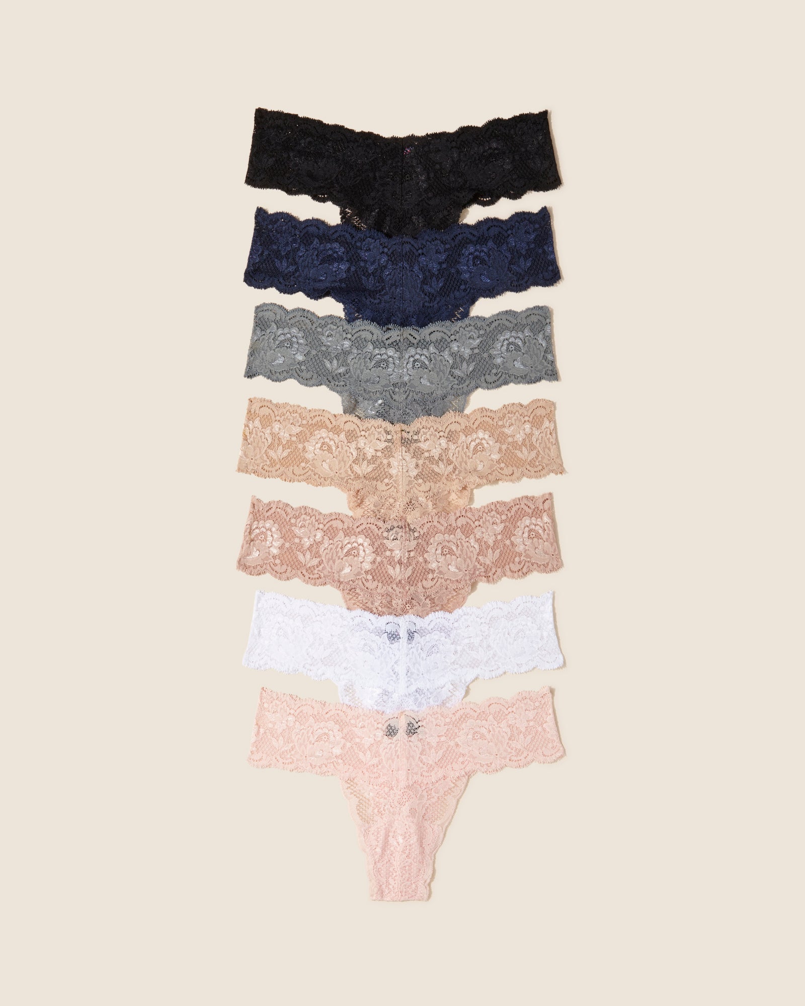 Noir String - Never Say Never Lot De 7 Strings Cutie