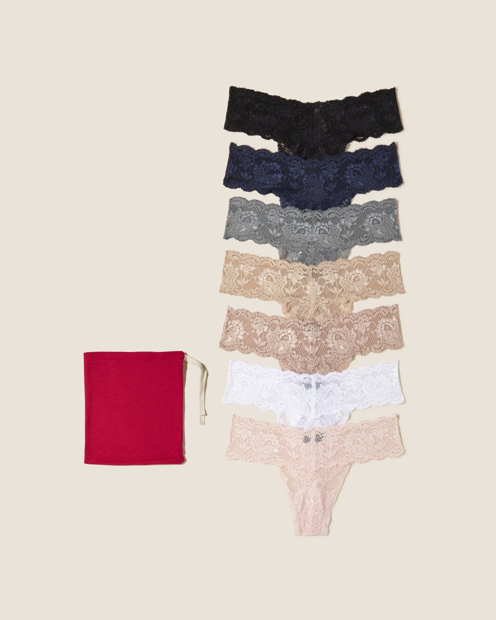 Rossa Perizoma - Never Say Never Cutie - Multipack Da 7 Pezzi