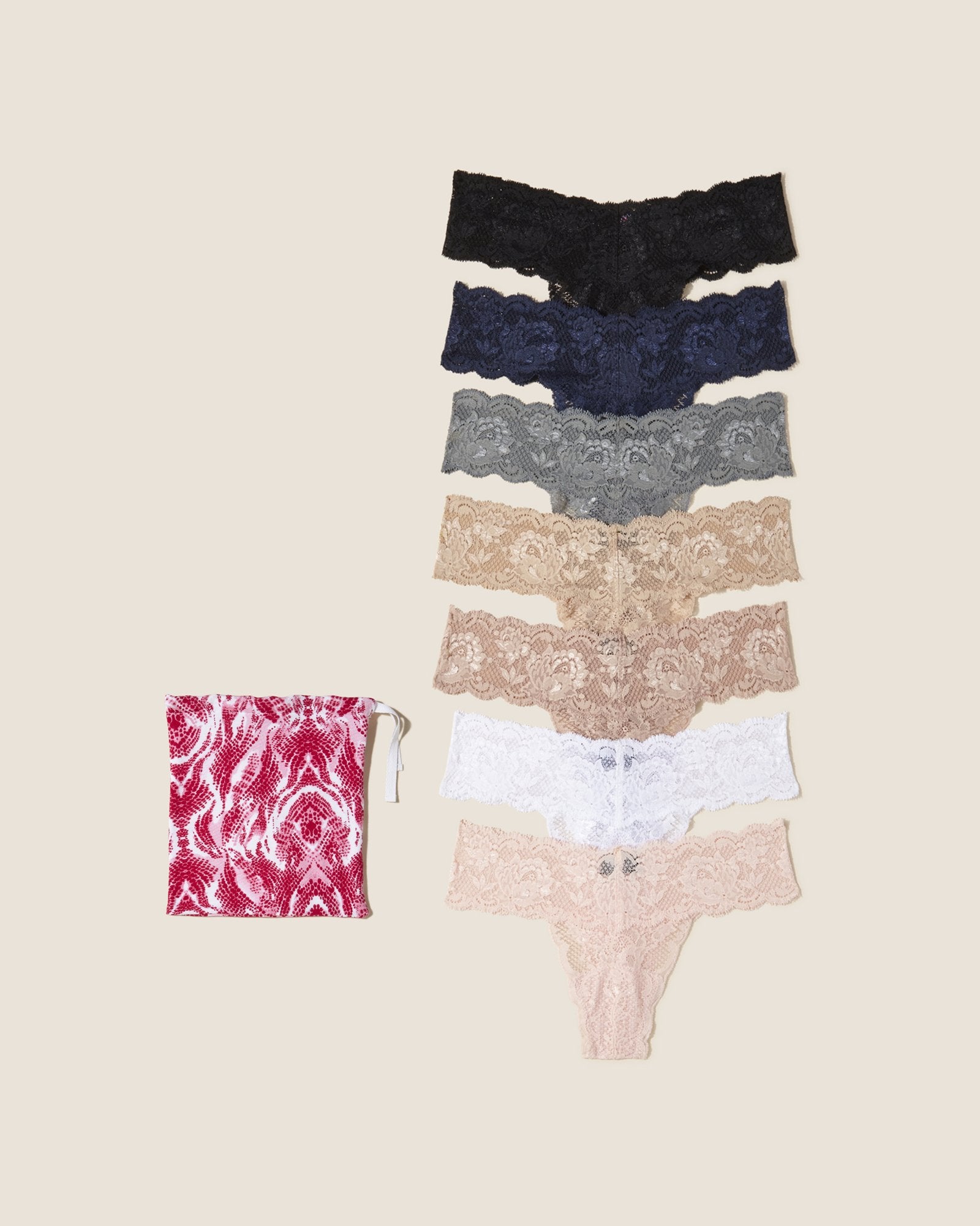 Estampado Tangas - Never Say Never Pack De 7 Tangas