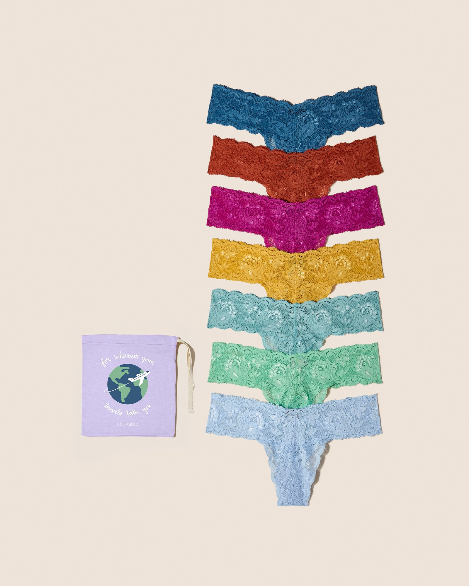 Multi Perizoma - Never Say Never Confezione Da 7 Perizomi Cutie