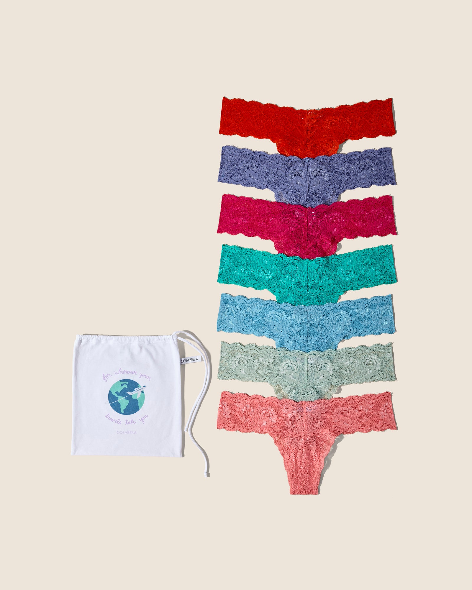 Multi Tangas - Never Say Never Pack De 7 Tangas Cutie