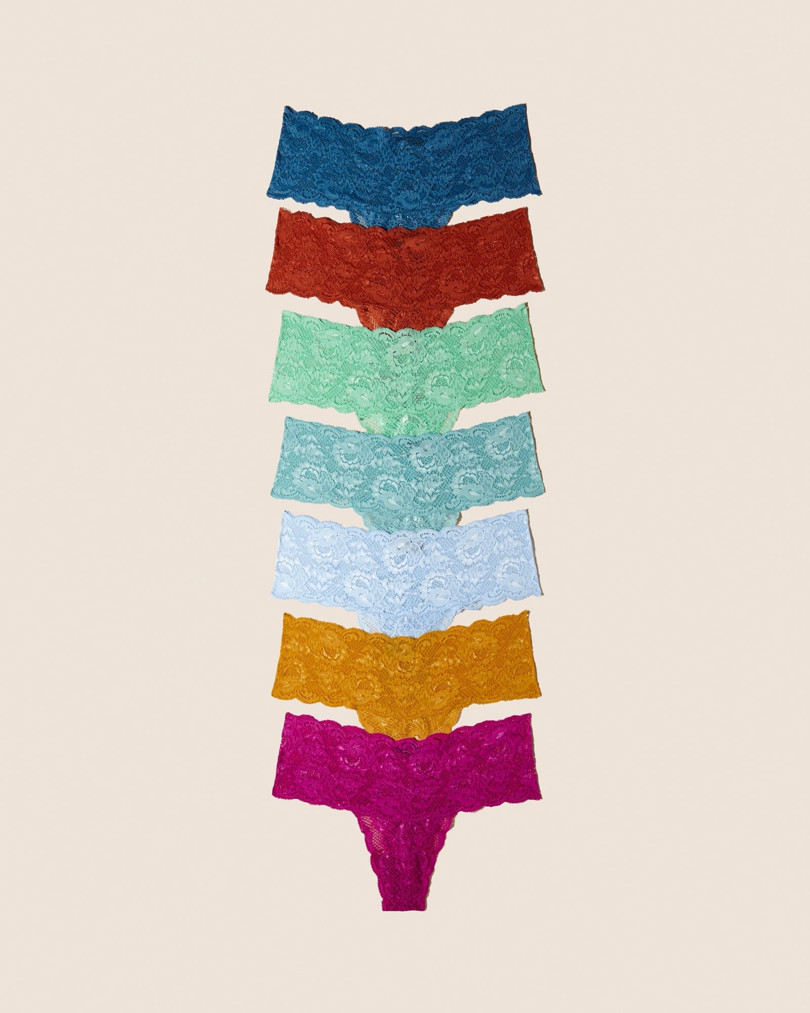 Multi Tangas - Never Say Never Pack De 7 Tangas Comfie