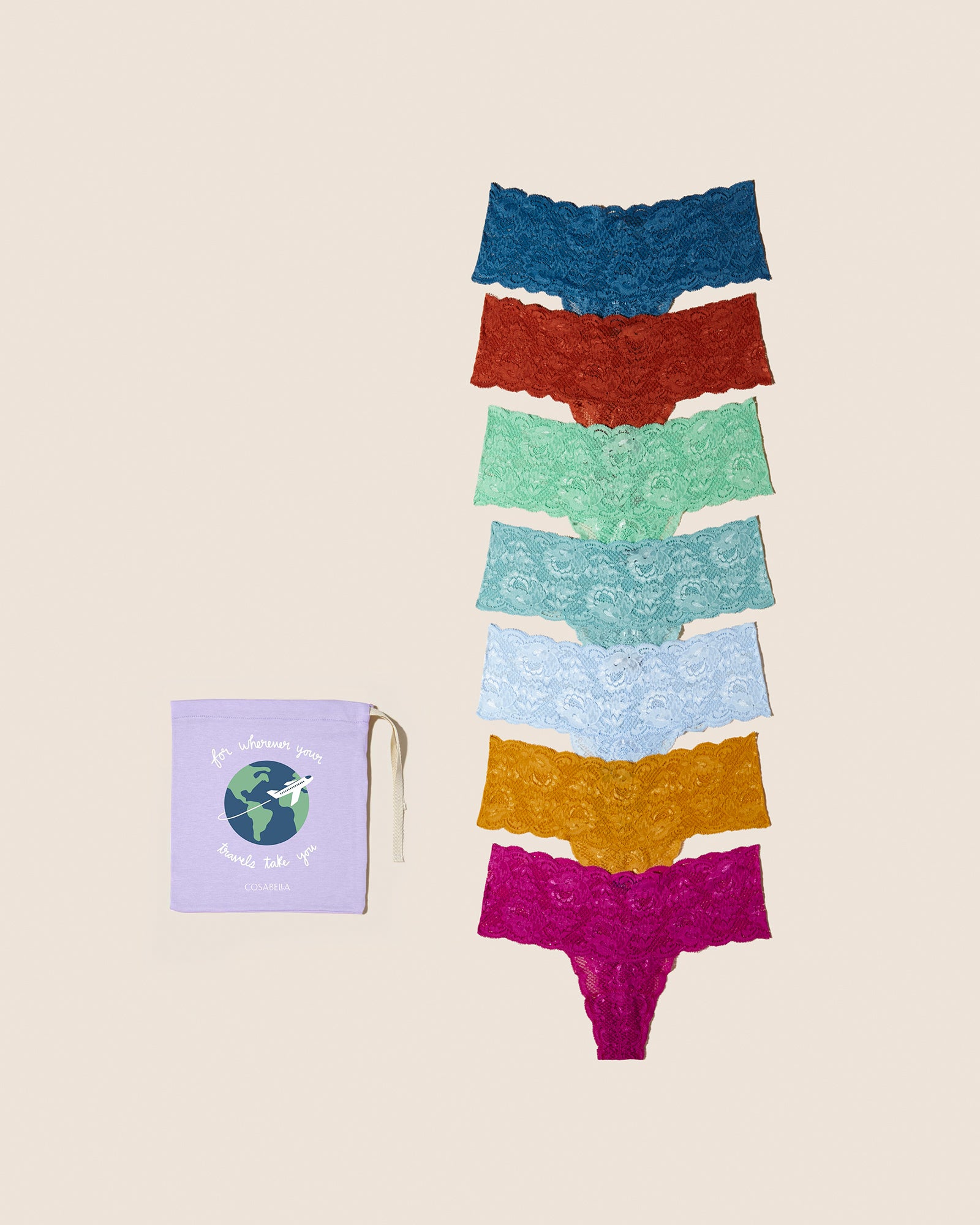 Multi Tangas - Never Say Never Pack De 7 Tangas Comfie