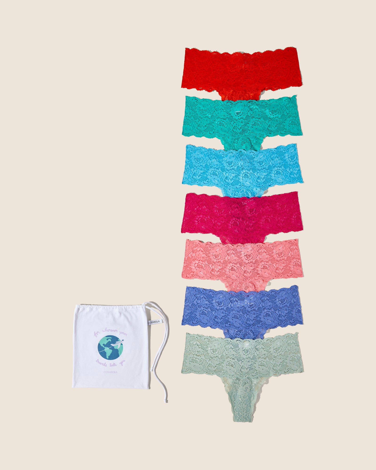 Multi Tanga - Never Say Never Comfie Tanga 7Er-Pack