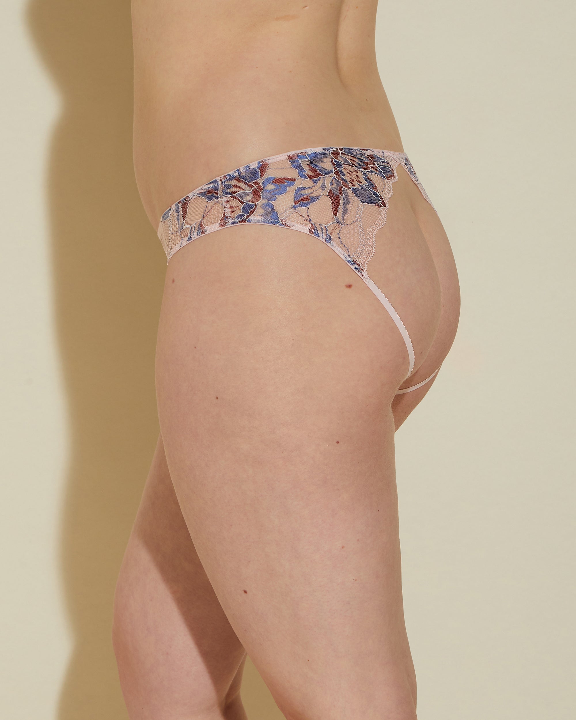 Rosa Slip Sgambati - Paradiso Bikini Ouvert