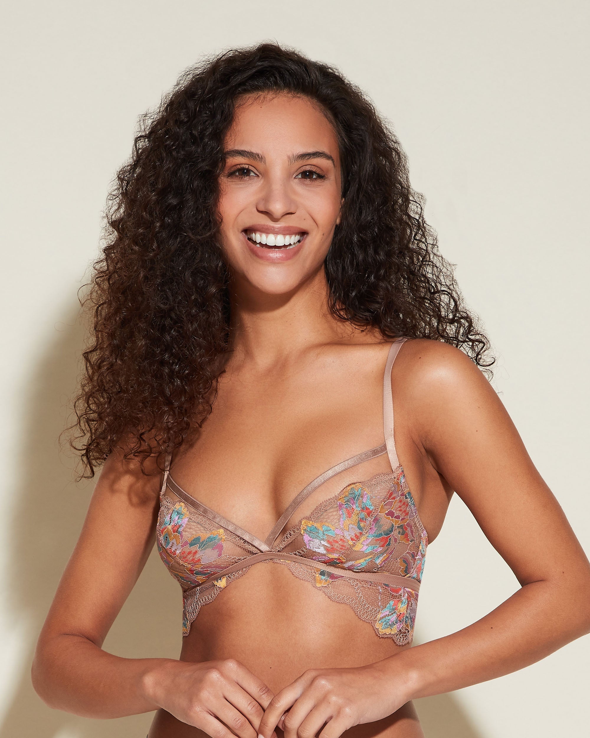 Beige Bralette - Paradiso Petite Triangel Bralette