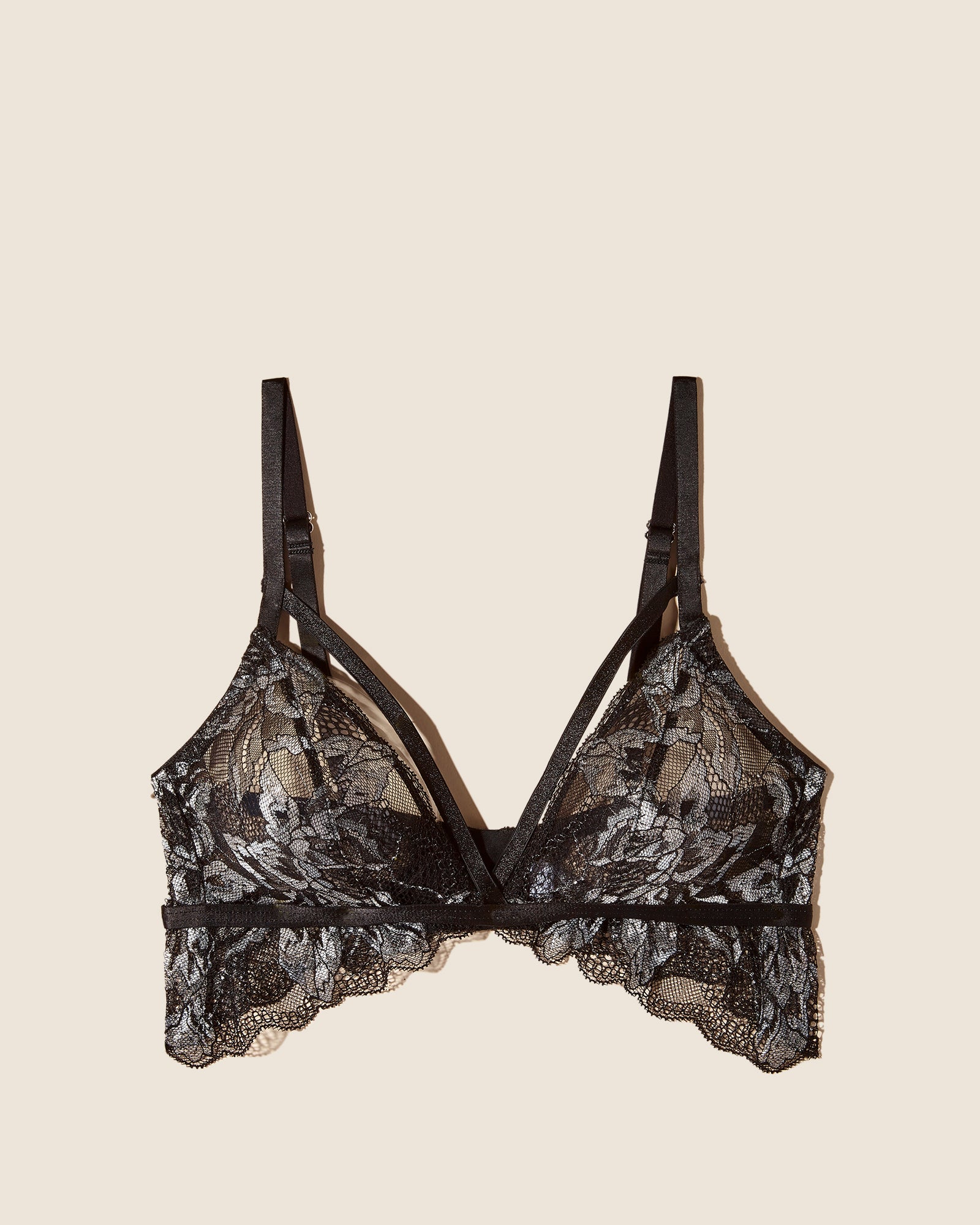 Gray Bralette - Paradiso Petite Triangle Bralette