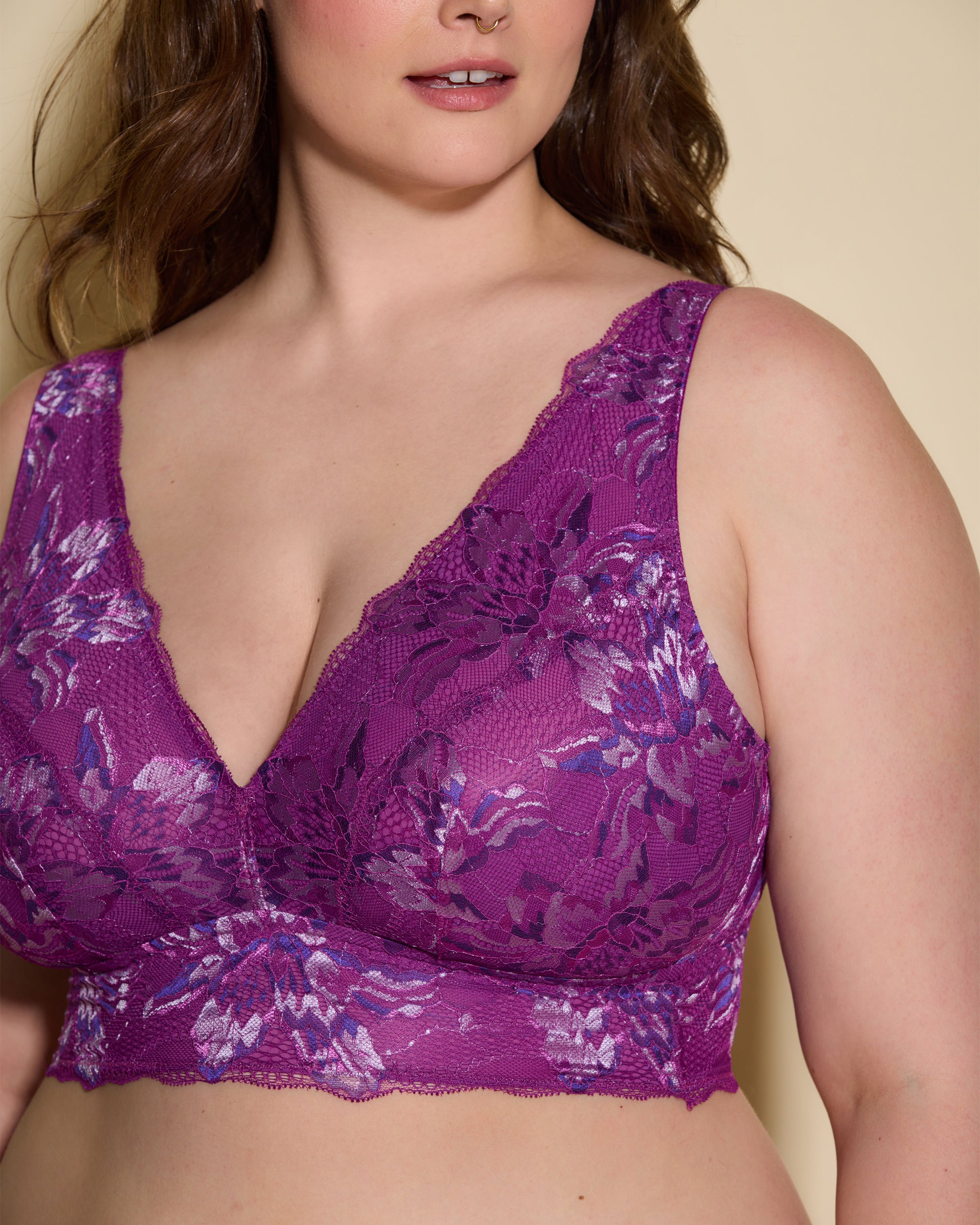 Viola Bralette - Paradiso Bralette Con Fascia Alta Super Curvy