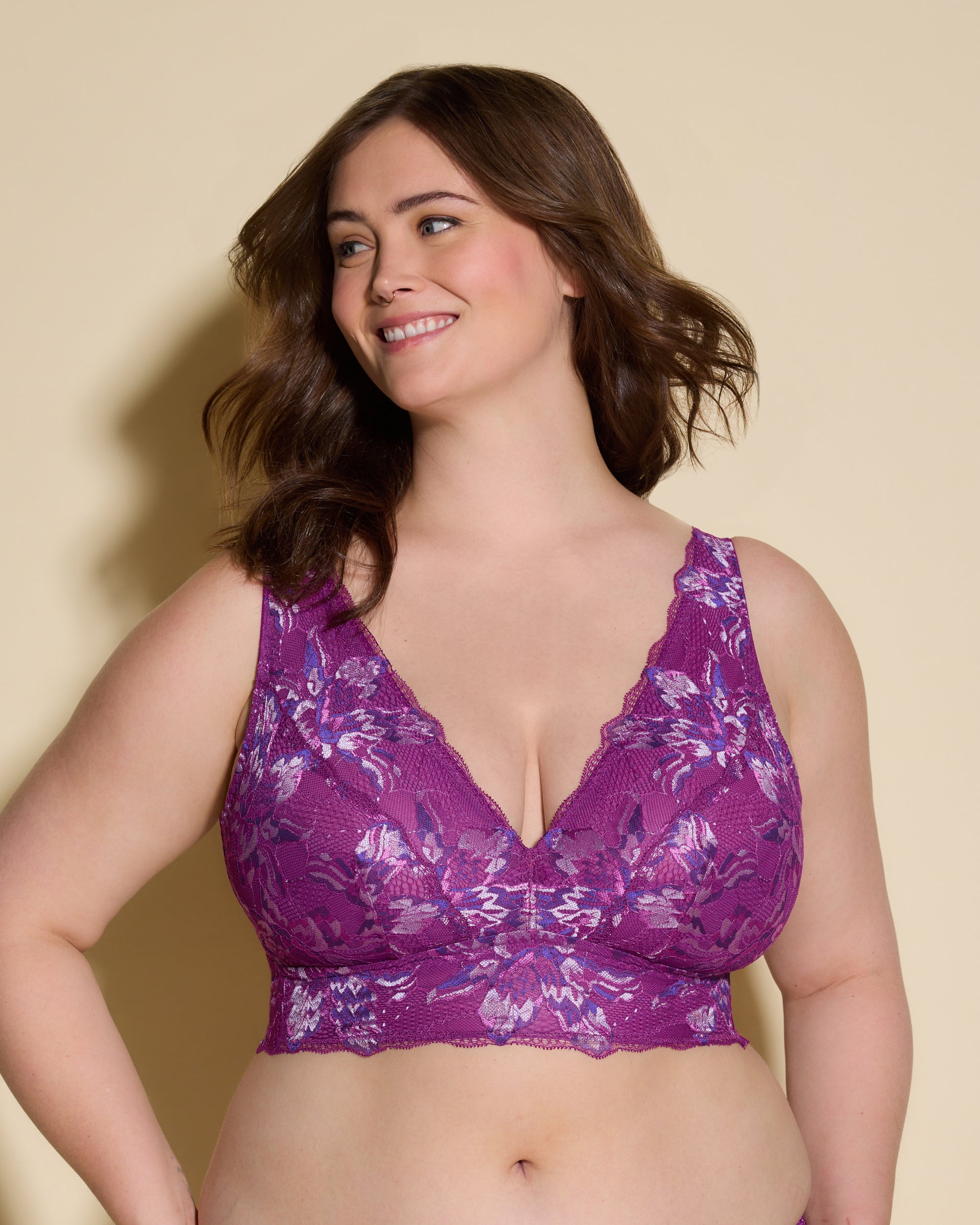 Viola Bralette - Paradiso Bralette Con Fascia Alta Super Curvy