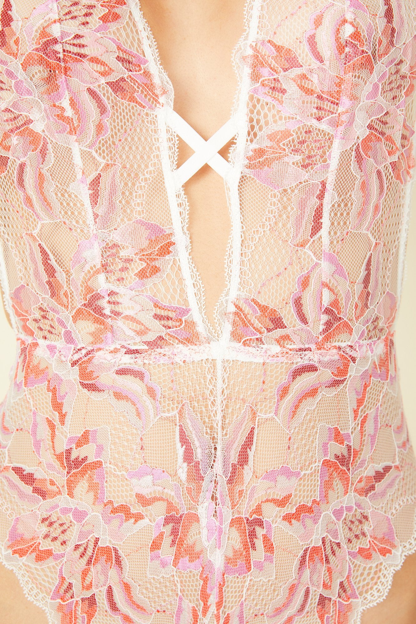 Roja Bodis - Paradiso Body Con Escote Profundo