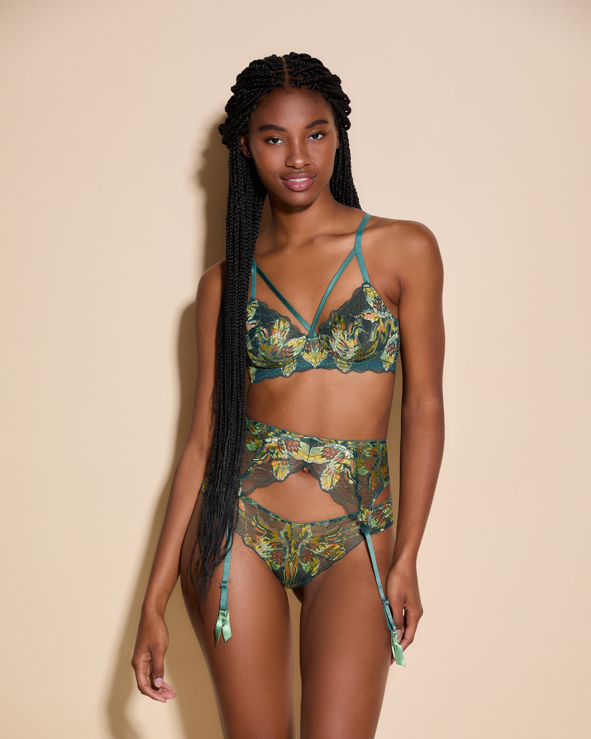 Verte Porte-Jarretelle - Paradiso Porte-Jarretelle