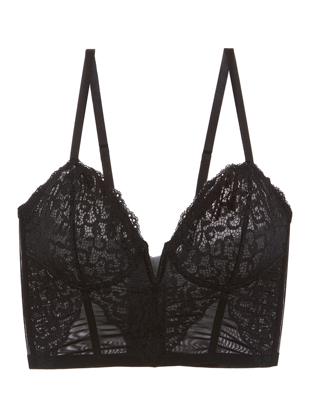 Noir Bralette, Peony Bustier