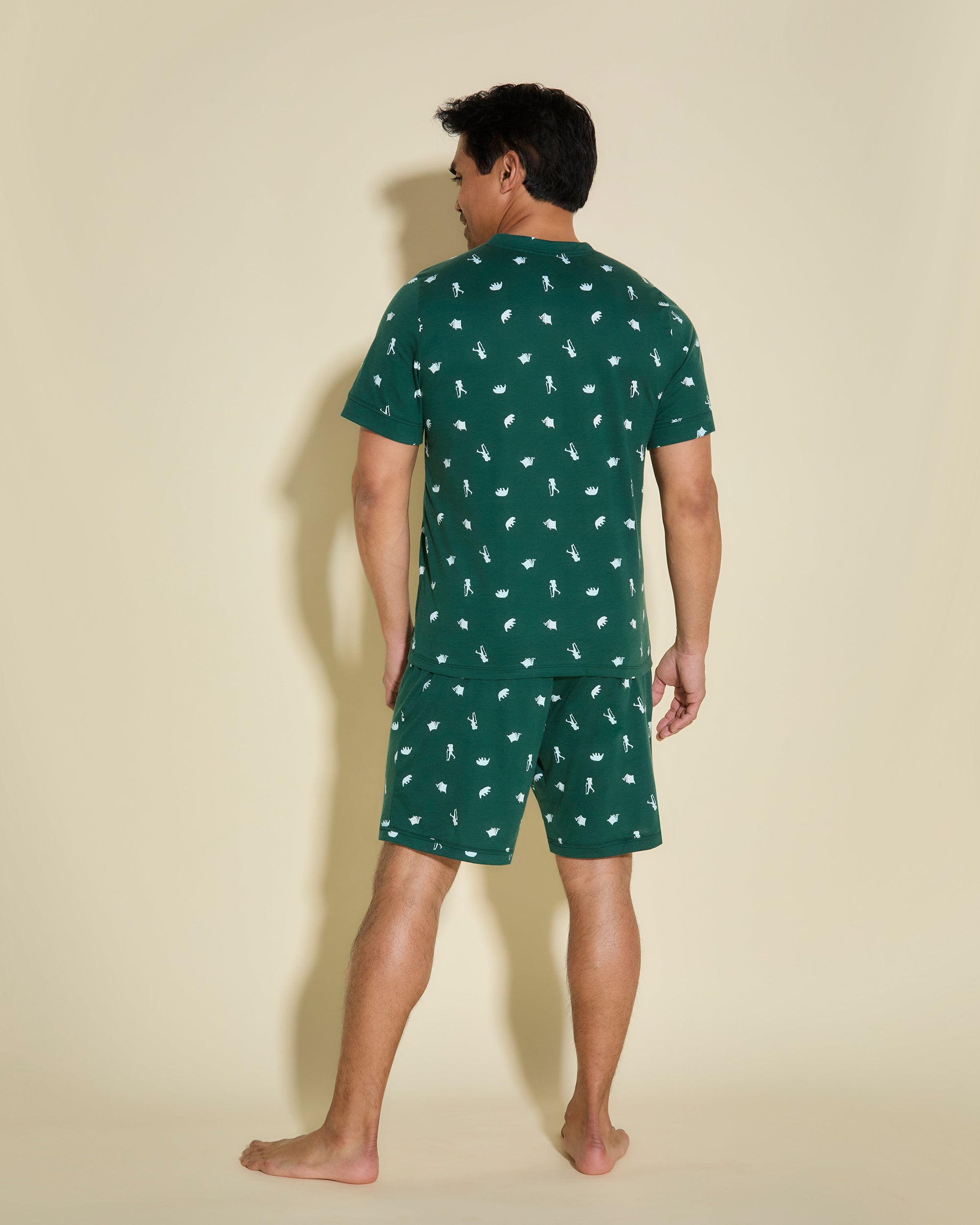 Imprimé Vêtements D'Extérieur Pour Hommes - Road Trip T-Shirt Et Ensemble Court