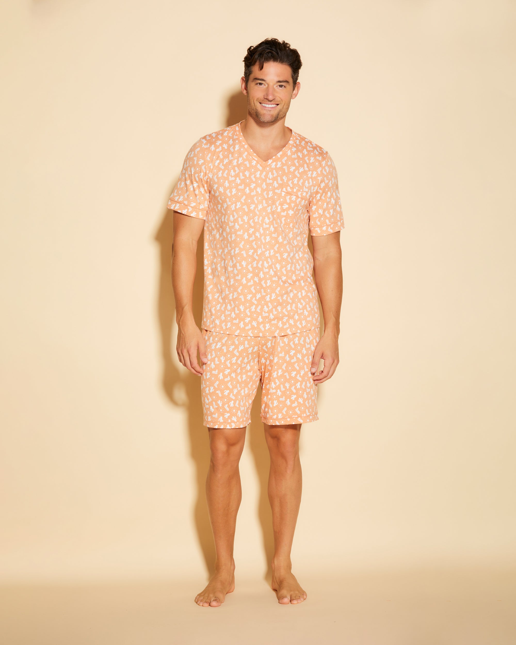 Stampa Abbigliamento Uomo - Road Trip Completino Relax T-Shirt  E Pantaloncini