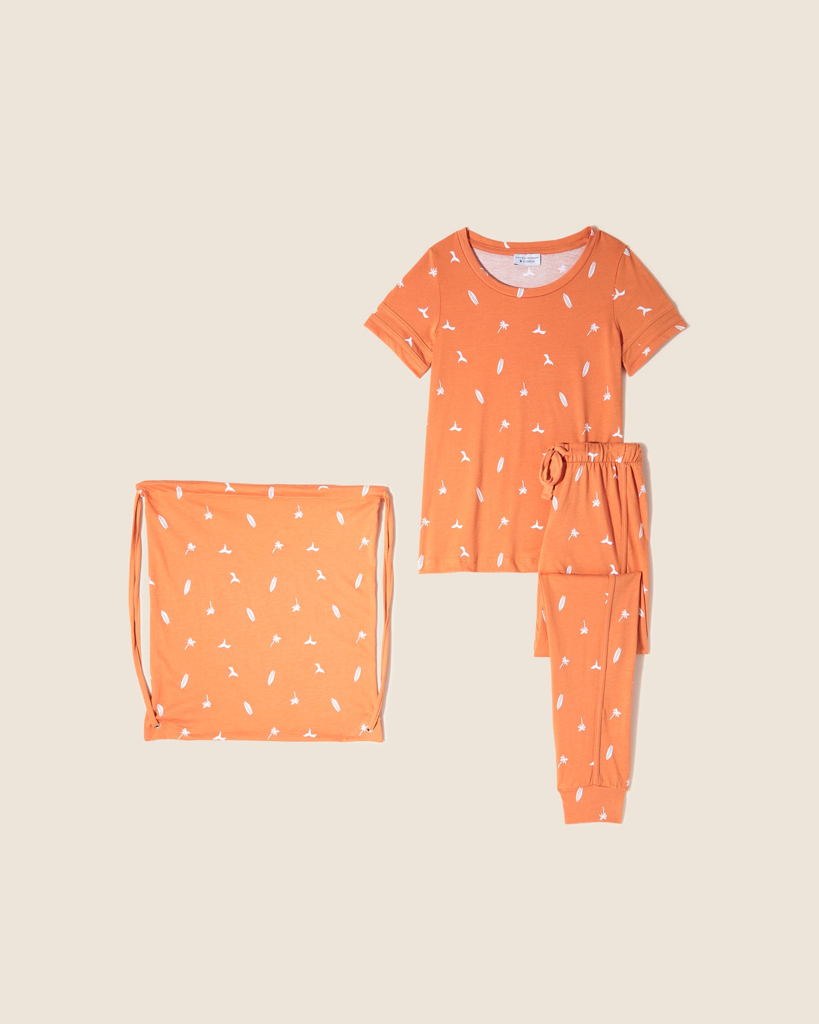 Estampado Conjuntos - Road Trip Camiseta Y Pantalones Joggers En Una Bolsa