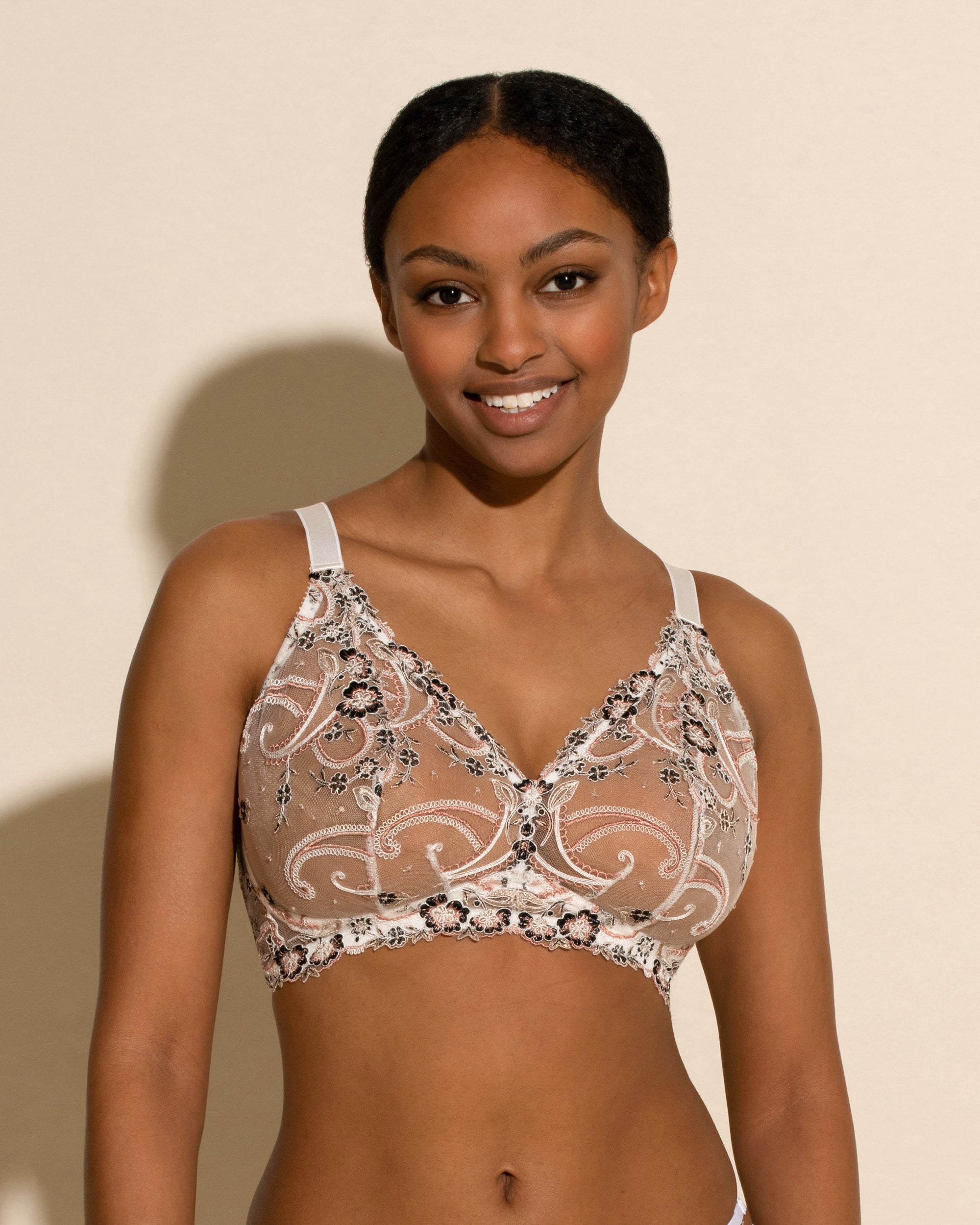 Weiß Bralette - Sanika Curvy Tall Triangel-Balette