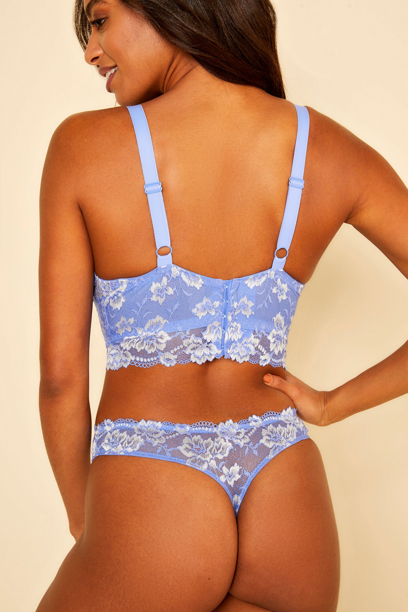 Blau Tanga - Savona Tief Sitzender Tanga