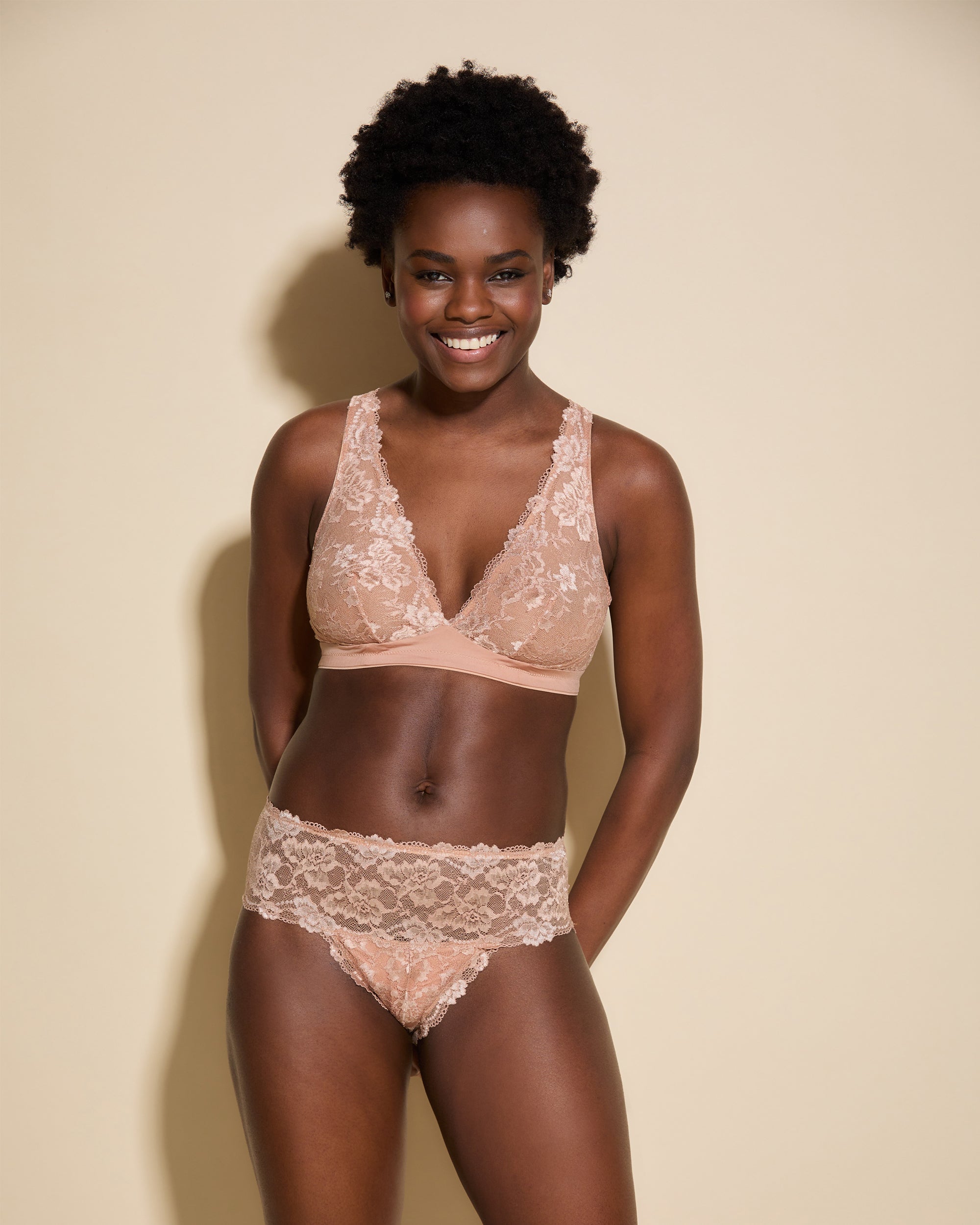 Brown Bikini - Savona High Waisted Brief