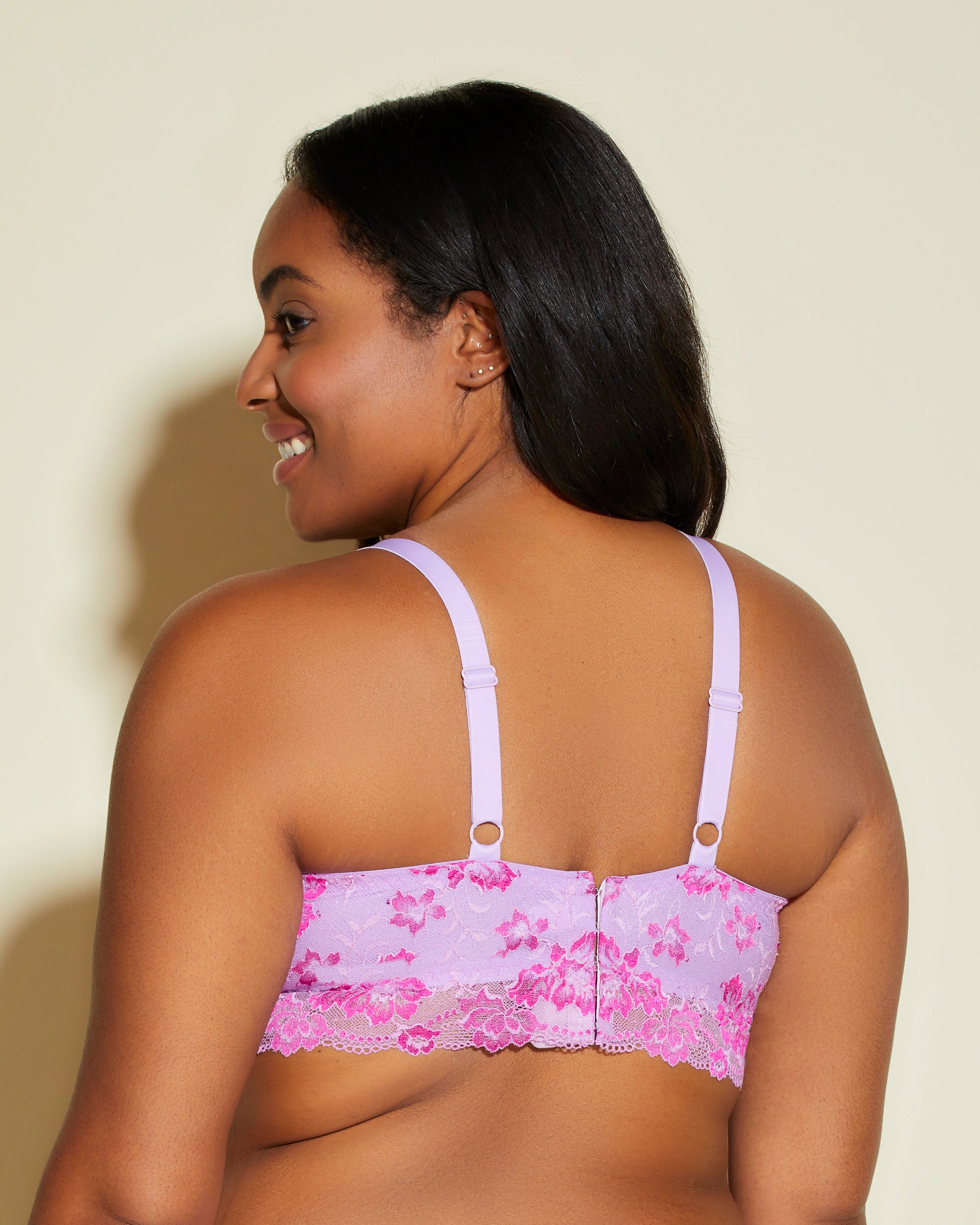 Purple Bralette - Savona Extended Extended Longline Bralette