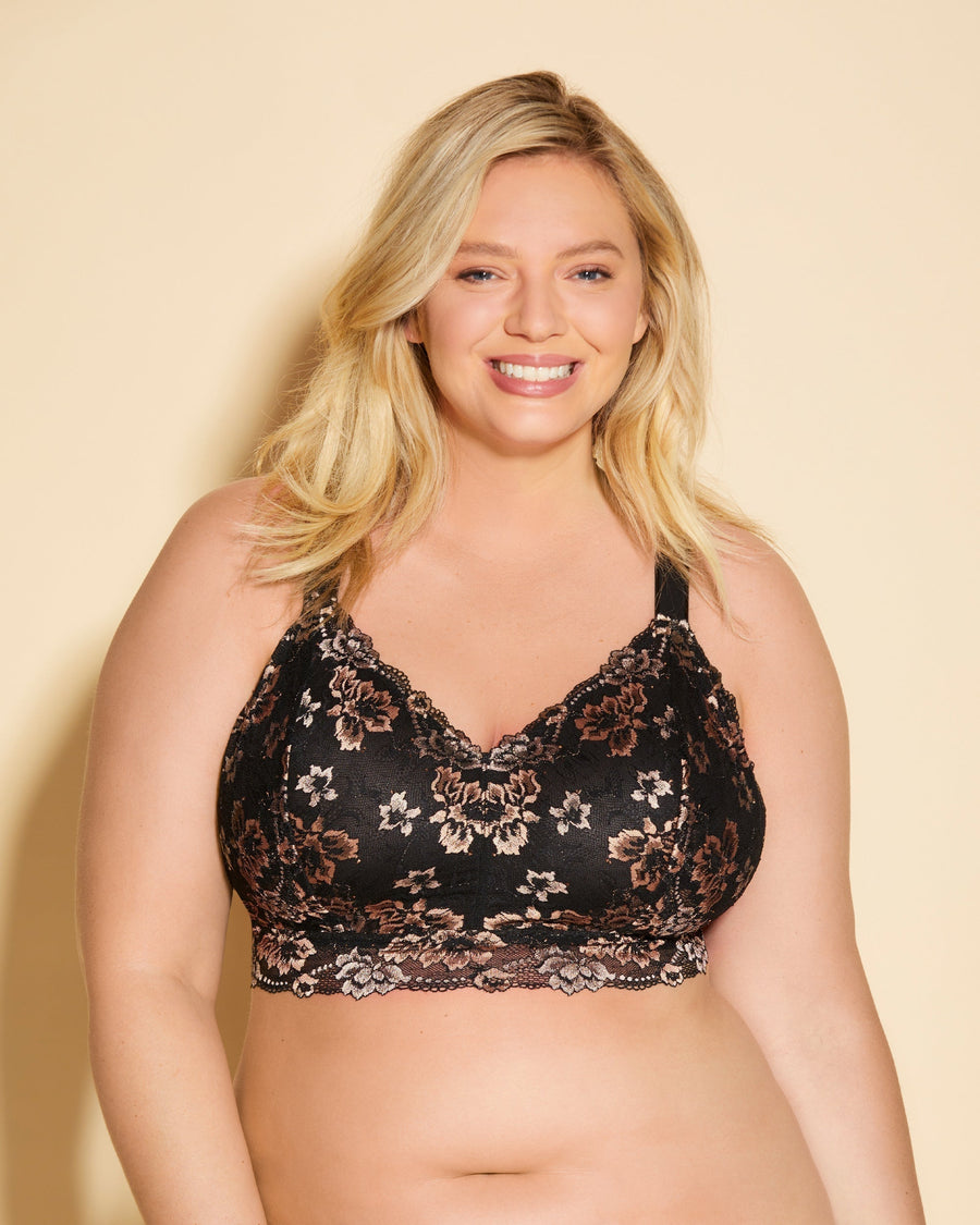 Schwarz Bralette - Savona Ultra Curvy Longline Bralette