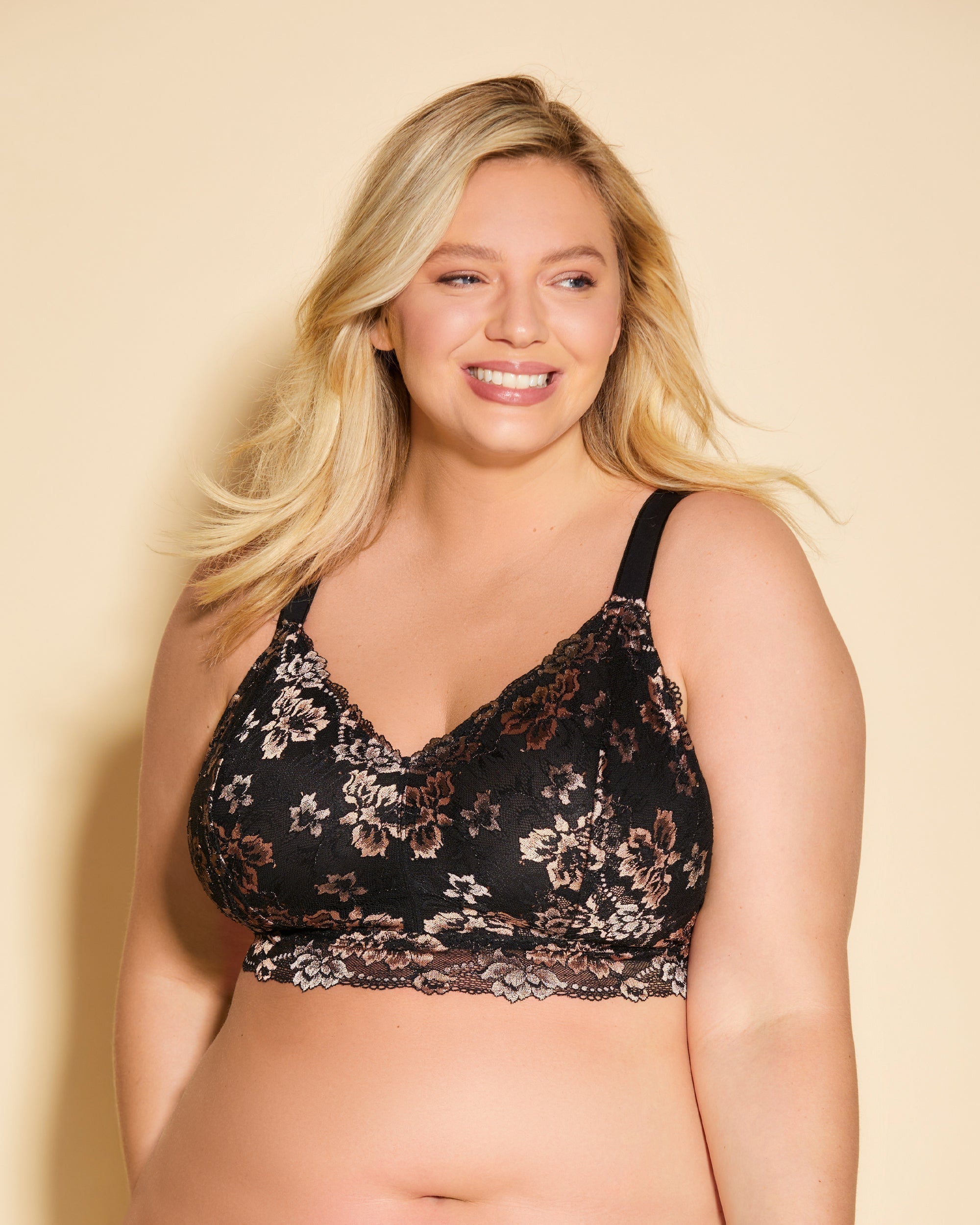 Negro Bralette - Savona Bralette Tipo Top Ultra Curvy
