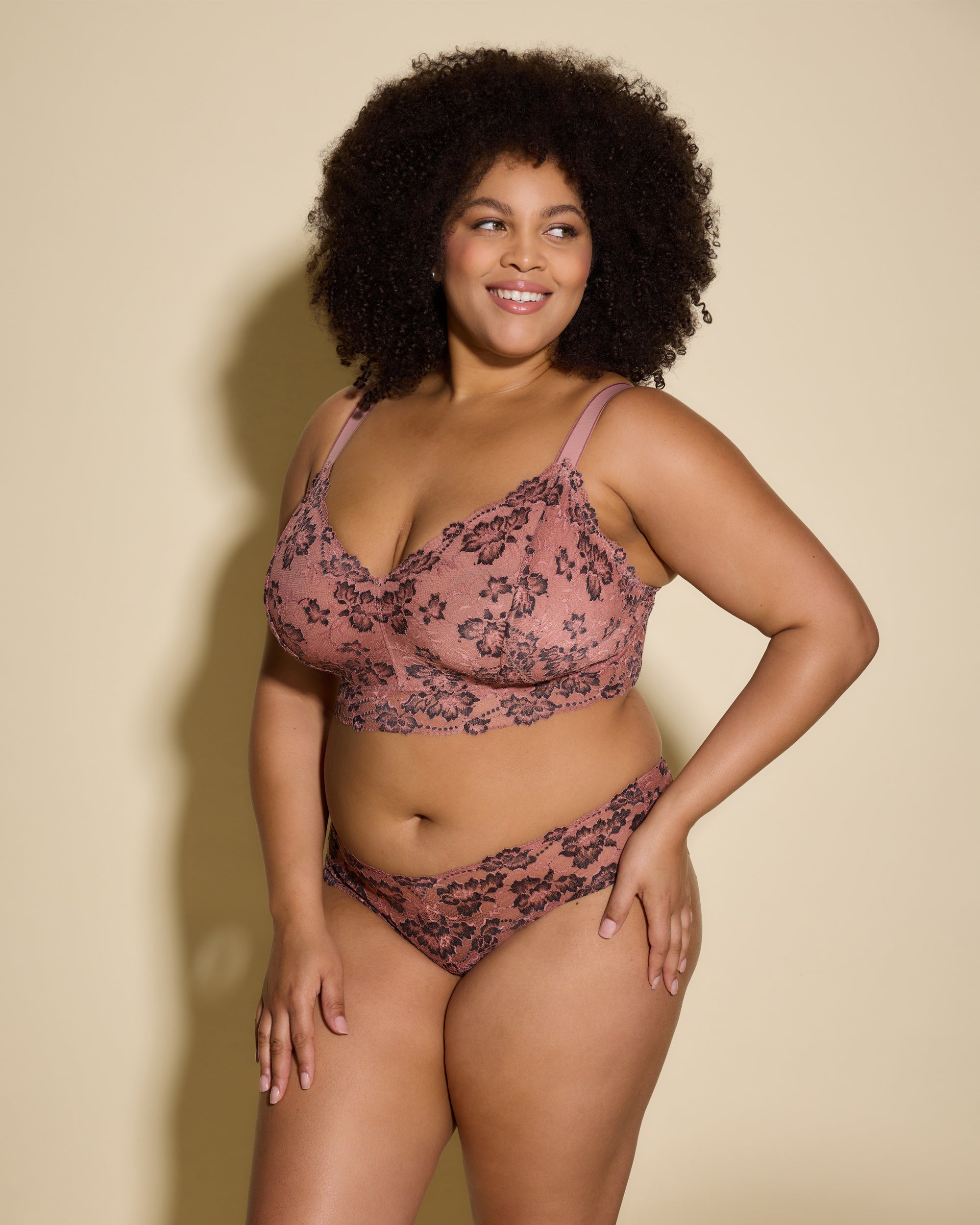 Marrone Bralette - Savona Bralette Ultra Curvy A Corpetto