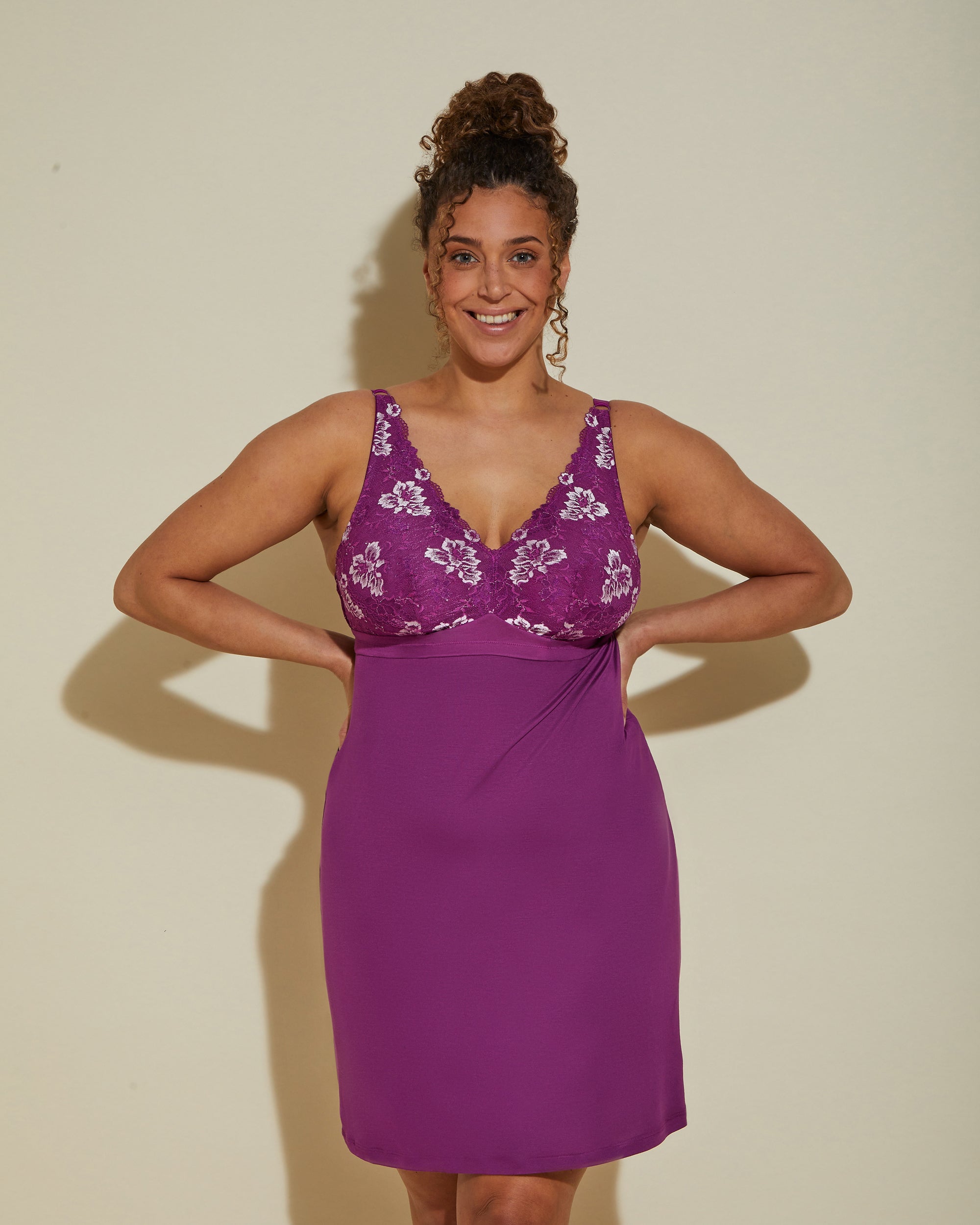 Purple Chemise - Savona Extended Extended Chemise