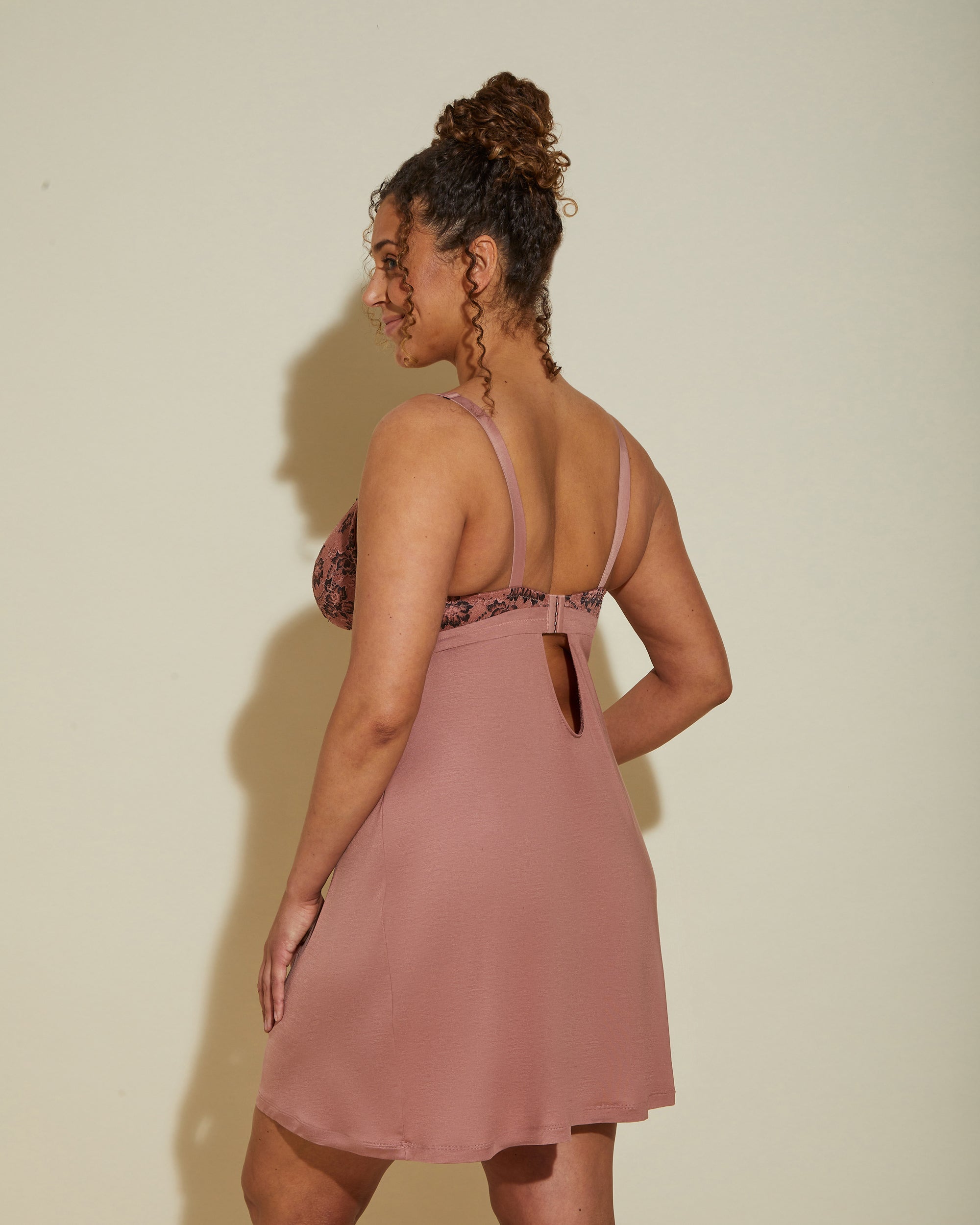 Marron Chemise De Nuit - Savona Extended Chemise Étendue