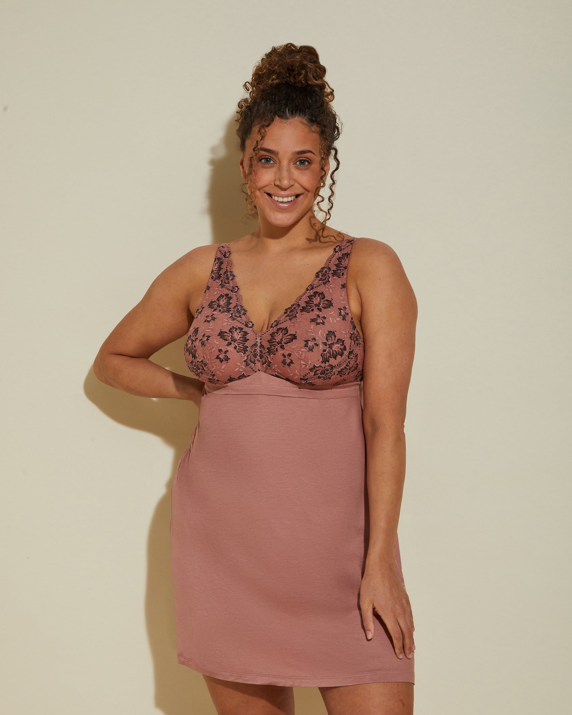 Marron Chemise De Nuit - Savona Extended Chemise Étendue