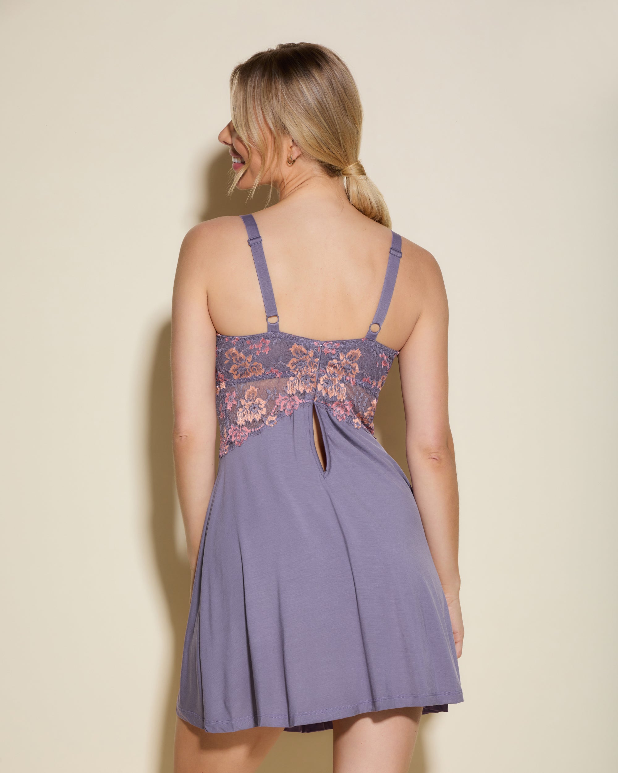 Multi Set - Savona Set Camicia Da Notte E Tanga Curvy