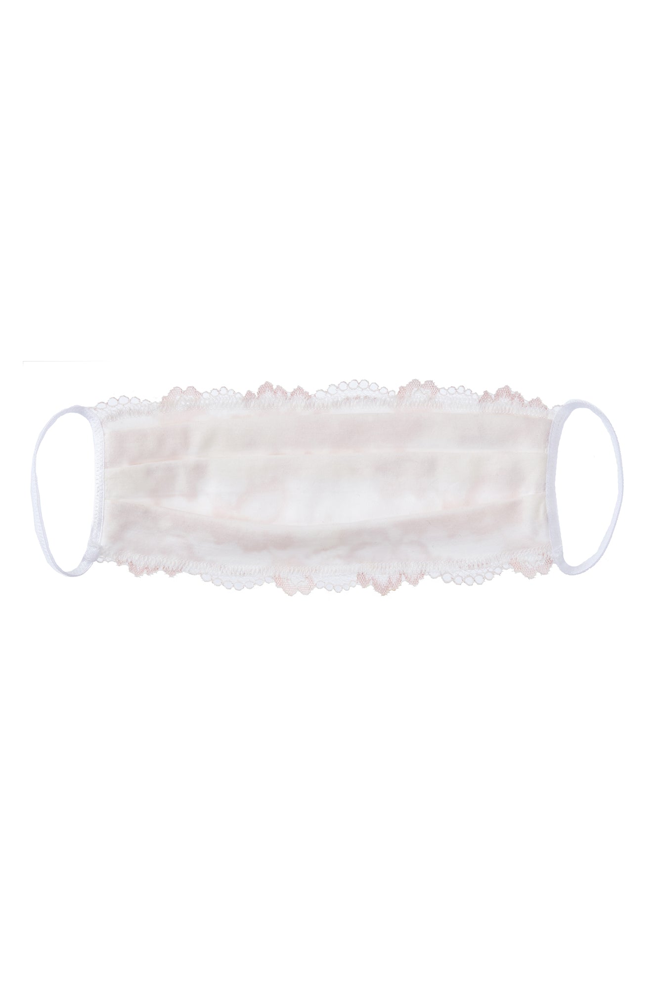 White Accessory - Savona Pleated Face Mask