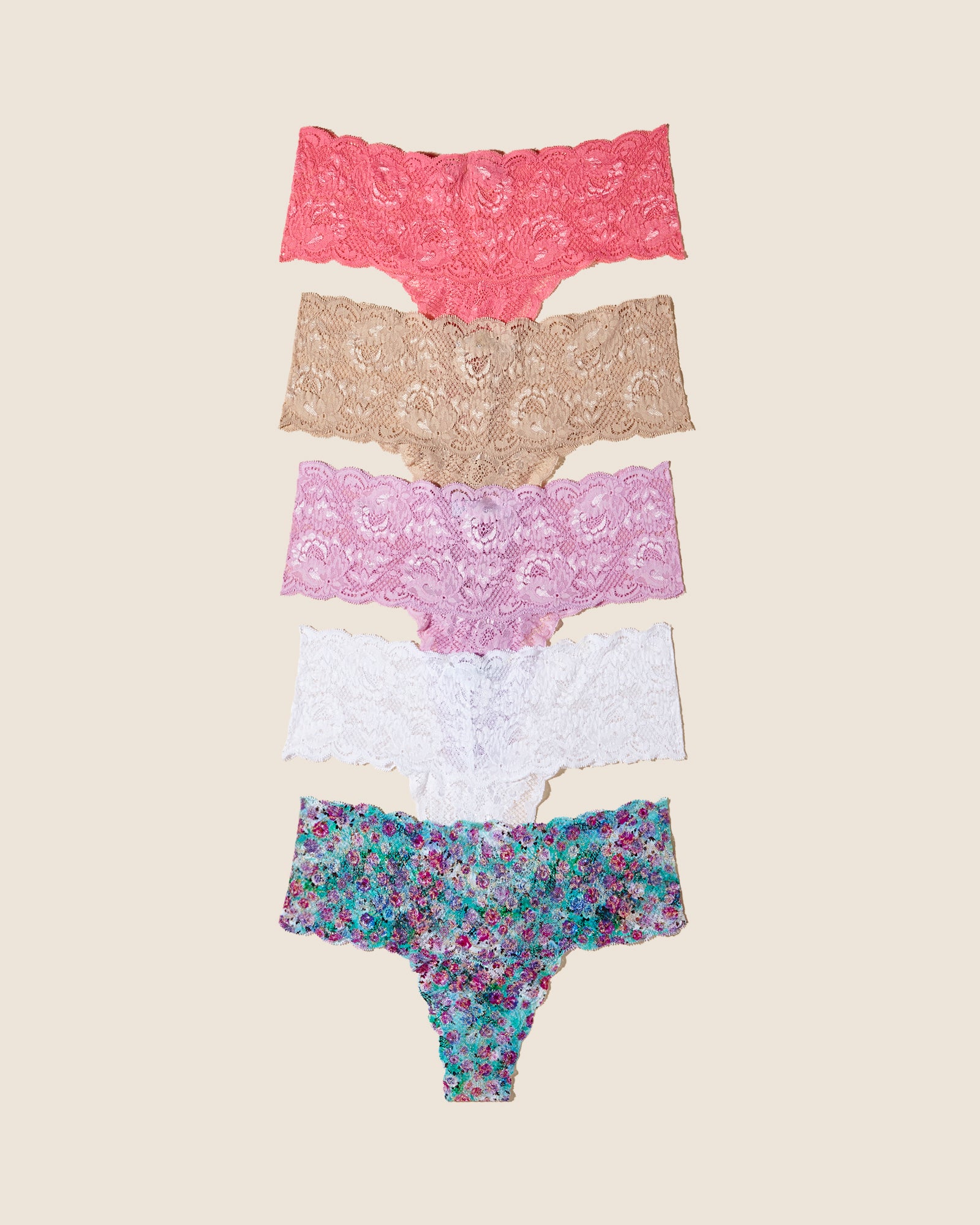 Multi Tangas - Never Say Never Pack De 5 Tangas Comfie